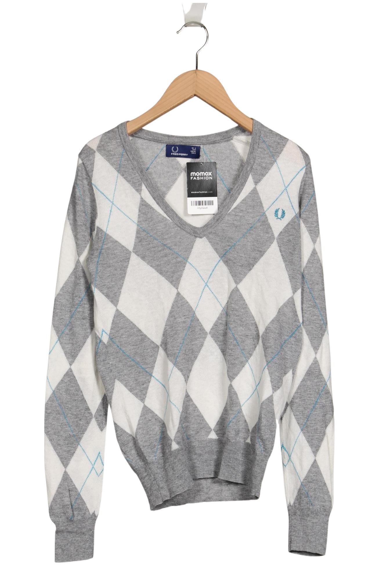 

Fred Perry Damen Pullover, grau, Gr. 34