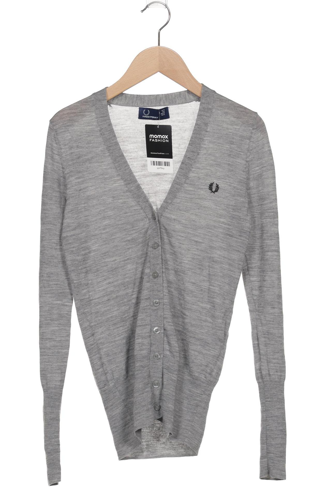 

Fred Perry Damen Strickjacke, grau, Gr. 38