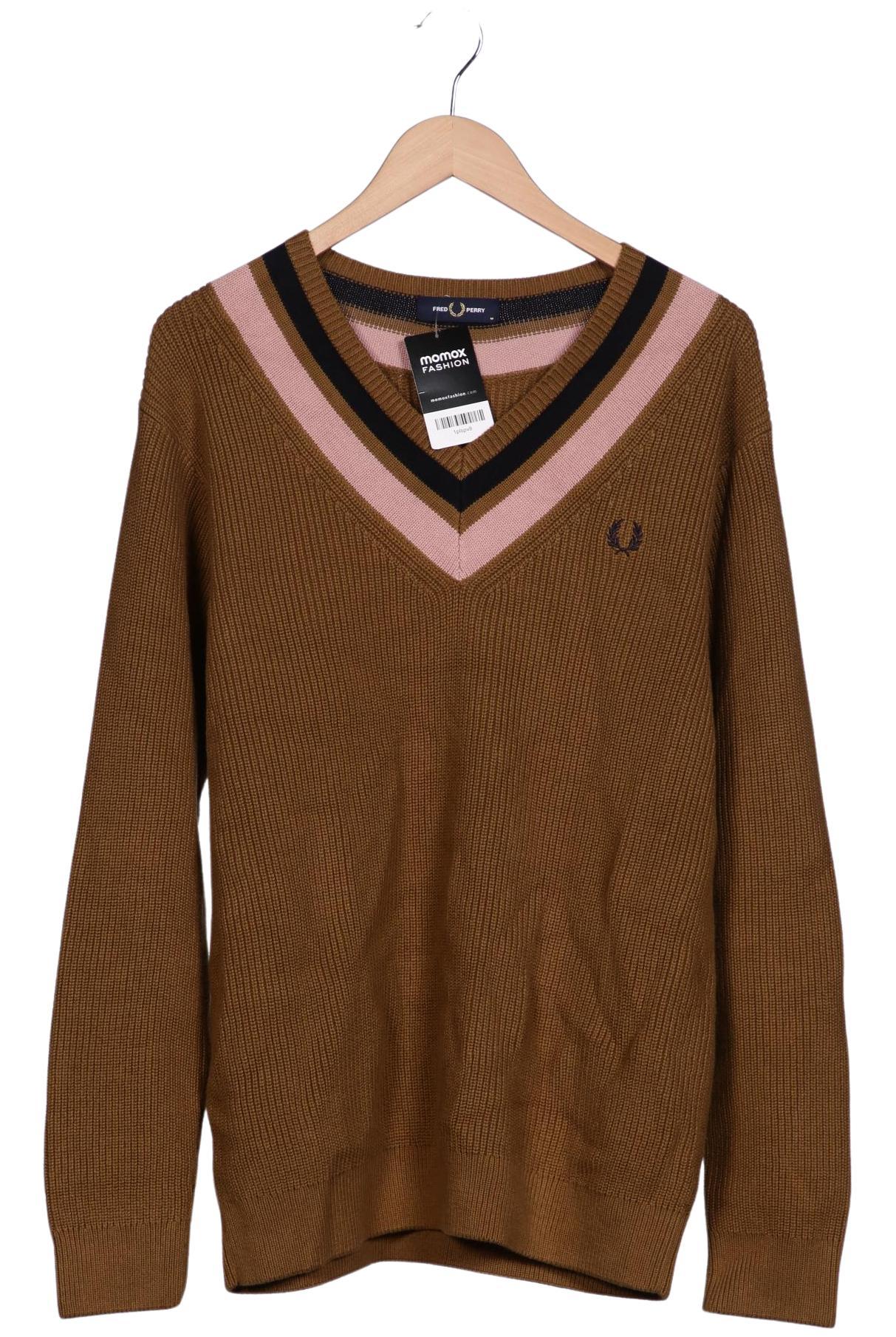 Thumbnail - Fred Perry Herren Pullover, braun, Gr. 48