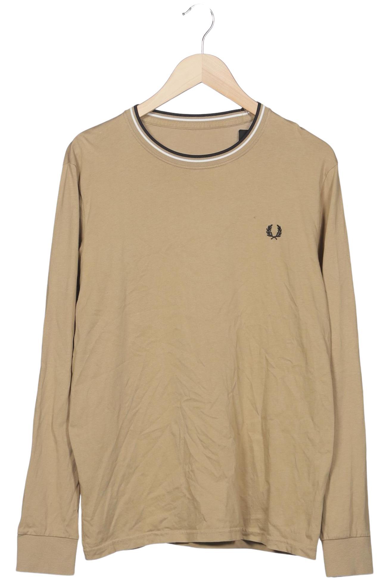 Thumbnail - Fred Perry Herren Langarmshirt, beige, Gr. 48
