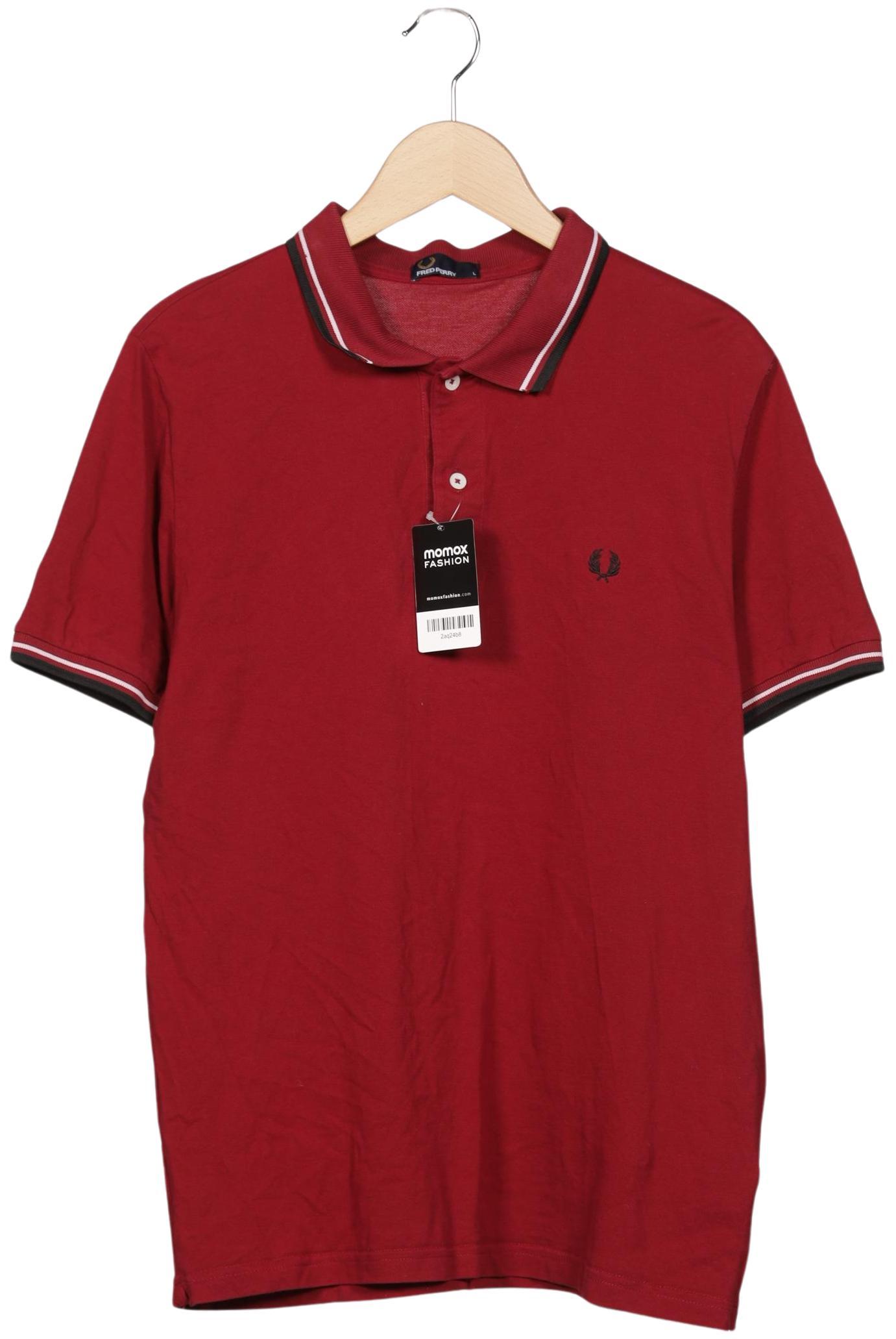 Thumbnail - Fred Perry Herren Poloshirt, rot, Gr. 52