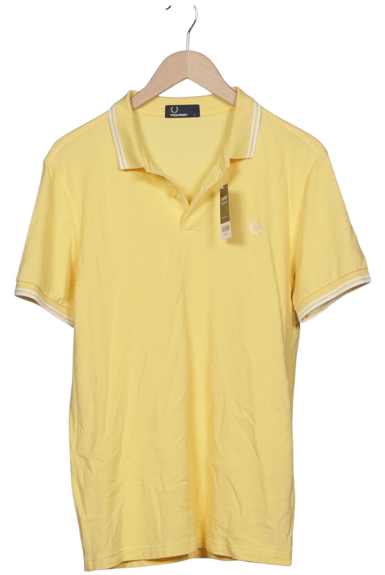Thumbnail - Fred Perry Herren Poloshirt, gelb, Gr. 52