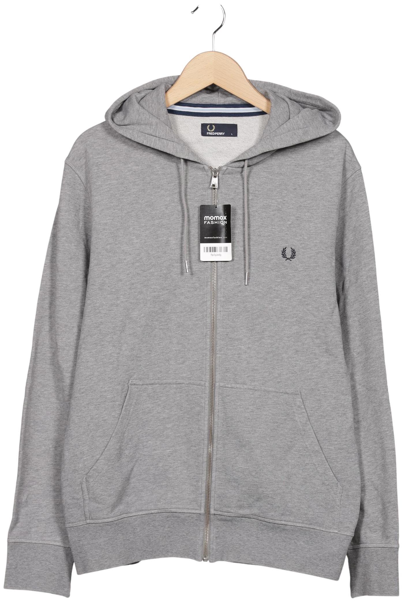 

Fred Perry Herren Kapuzenpullover, grau, Gr. 52