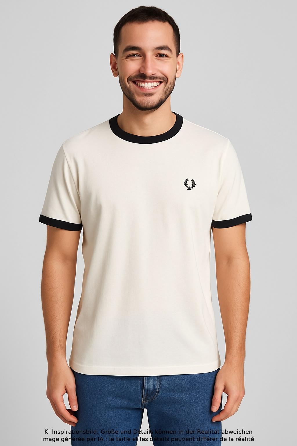 Thumbnail - Fred Perry Herren T-Shirt, mehrfarbig, Gr. 46