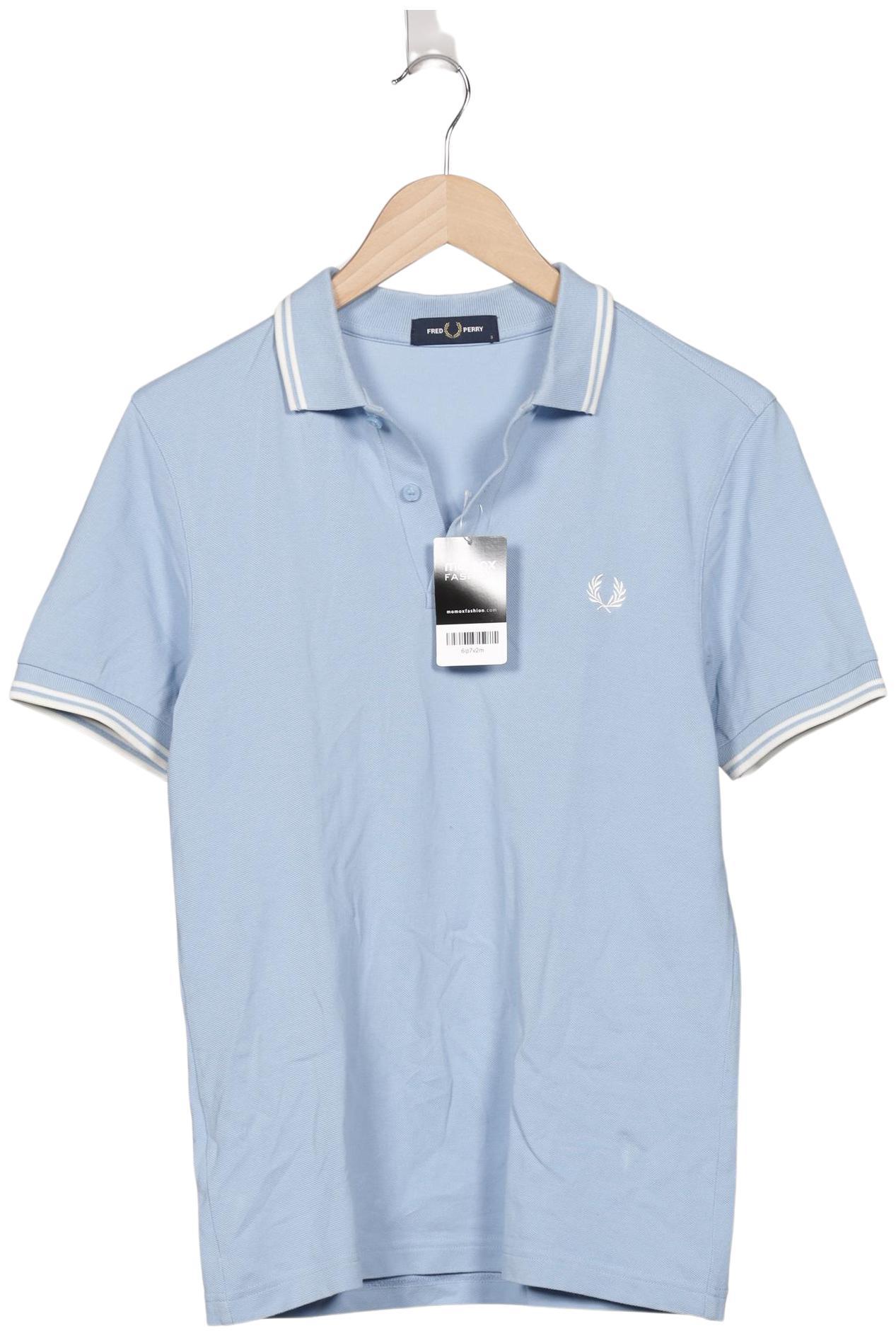 Thumbnail - Fred Perry Herren Poloshirt, hellblau, Gr. 46