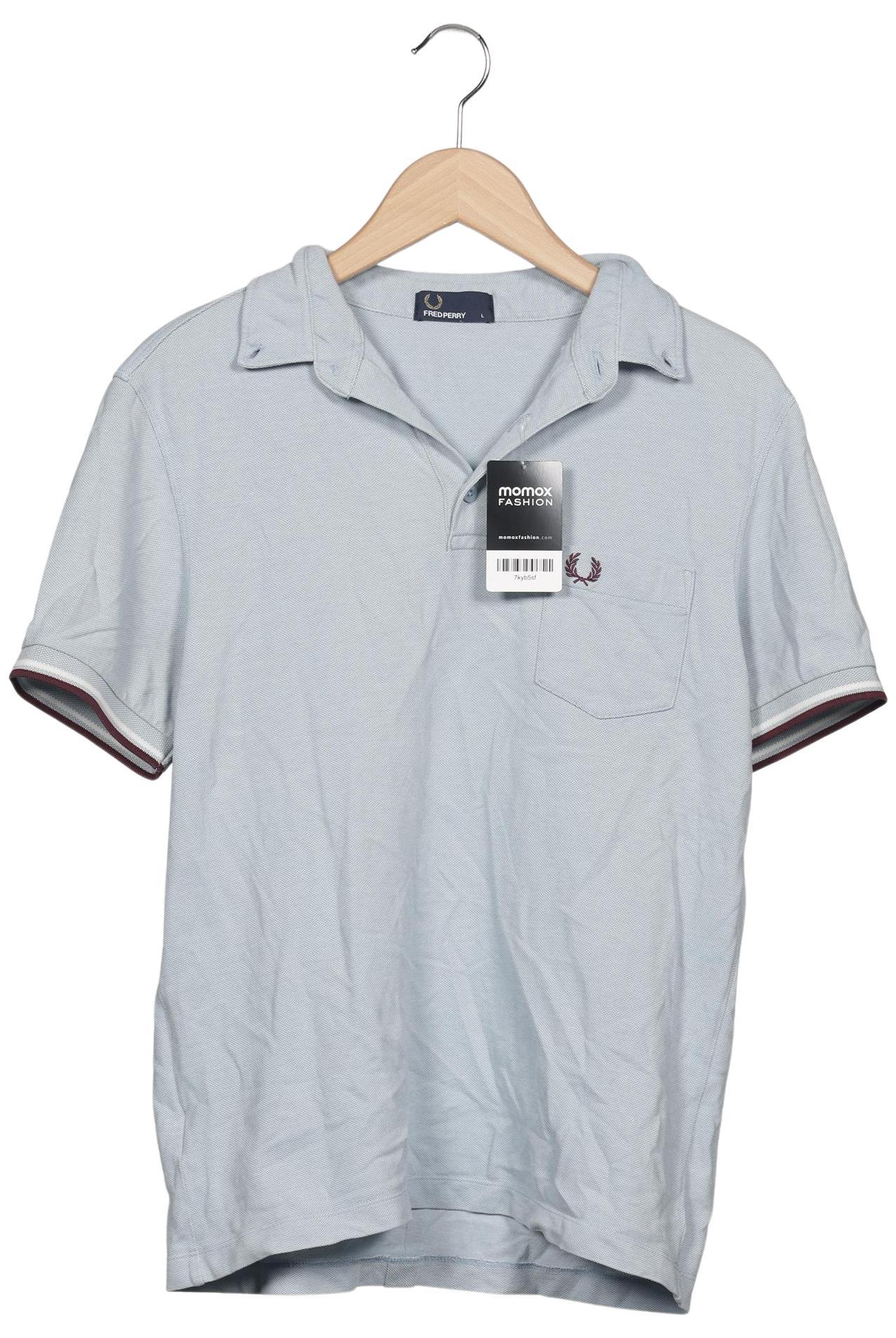 Thumbnail - Fred Perry Herren Poloshirt, hellblau, Gr. 52
