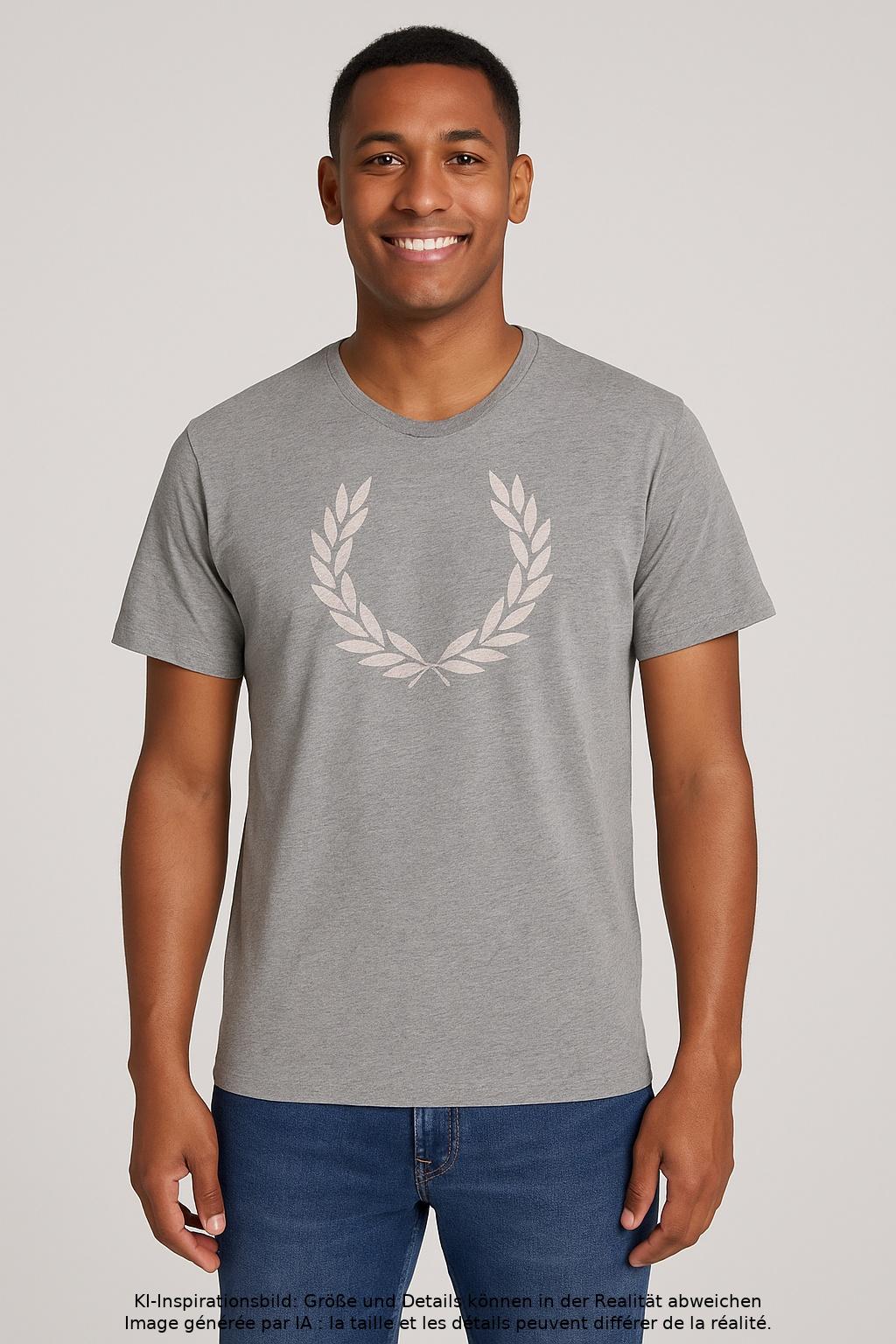 Thumbnail - Fred Perry Herren T-Shirt, grau, Gr. 48