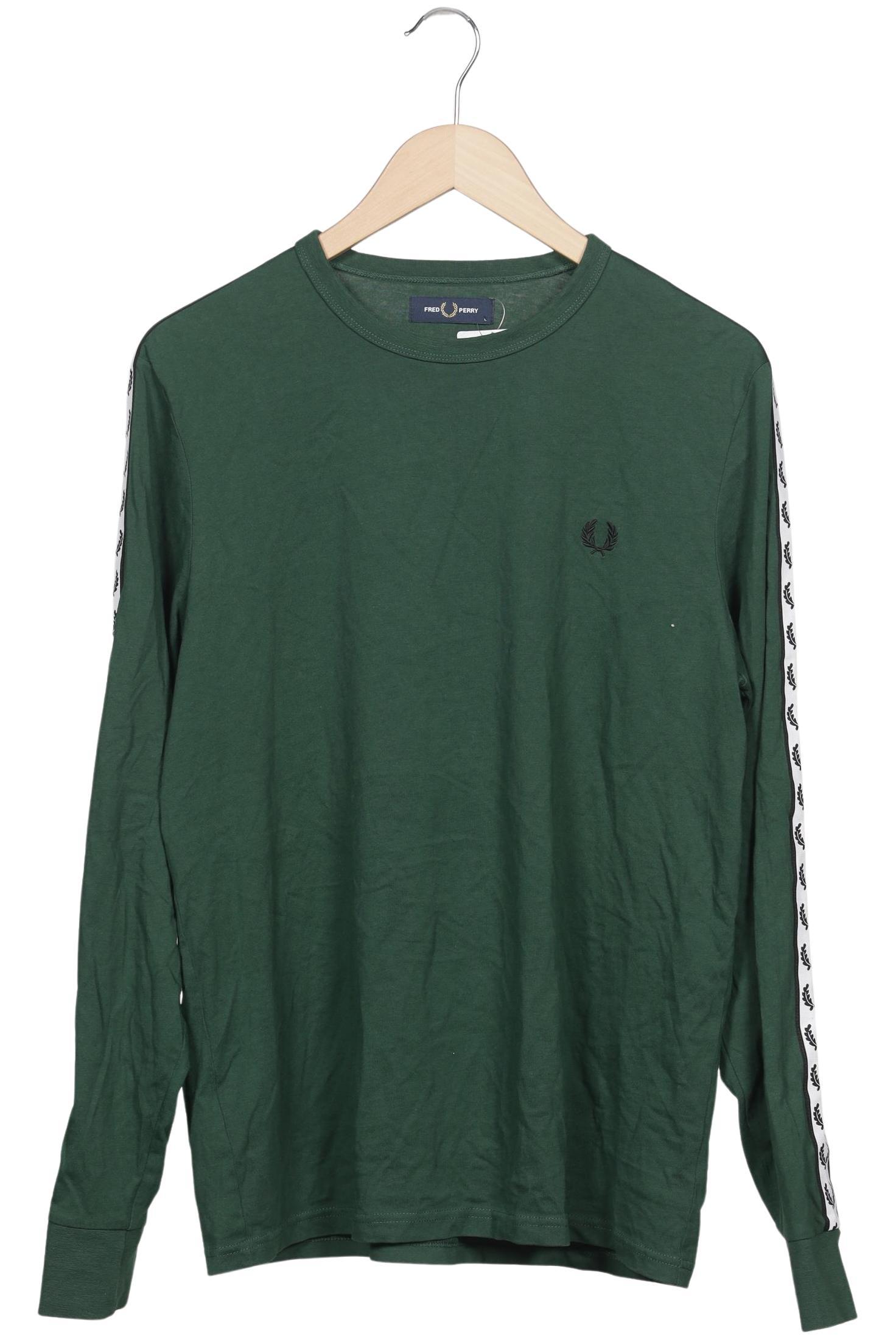 

Fred Perry Herren Langarmshirt, grün, Gr. 52