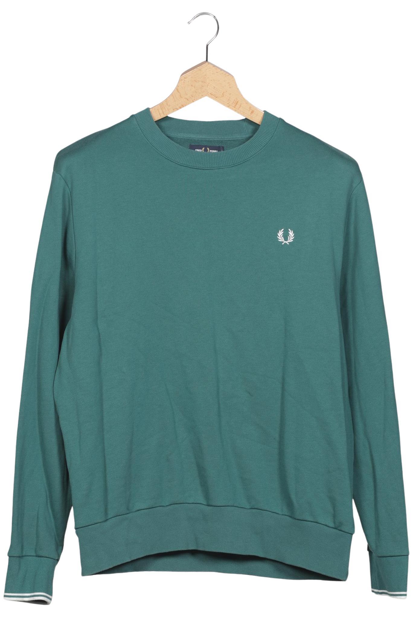 Thumbnail - Fred Perry Herren Sweatshirt, grün, Gr. 56