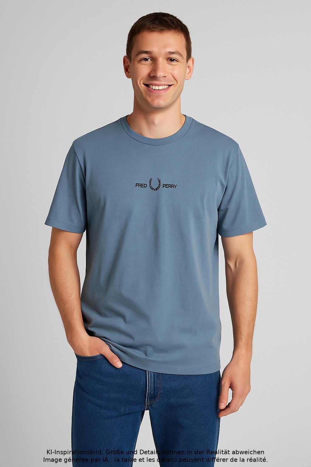 

Fred Perry Herren T-Shirt, hellblau, Gr. 54
