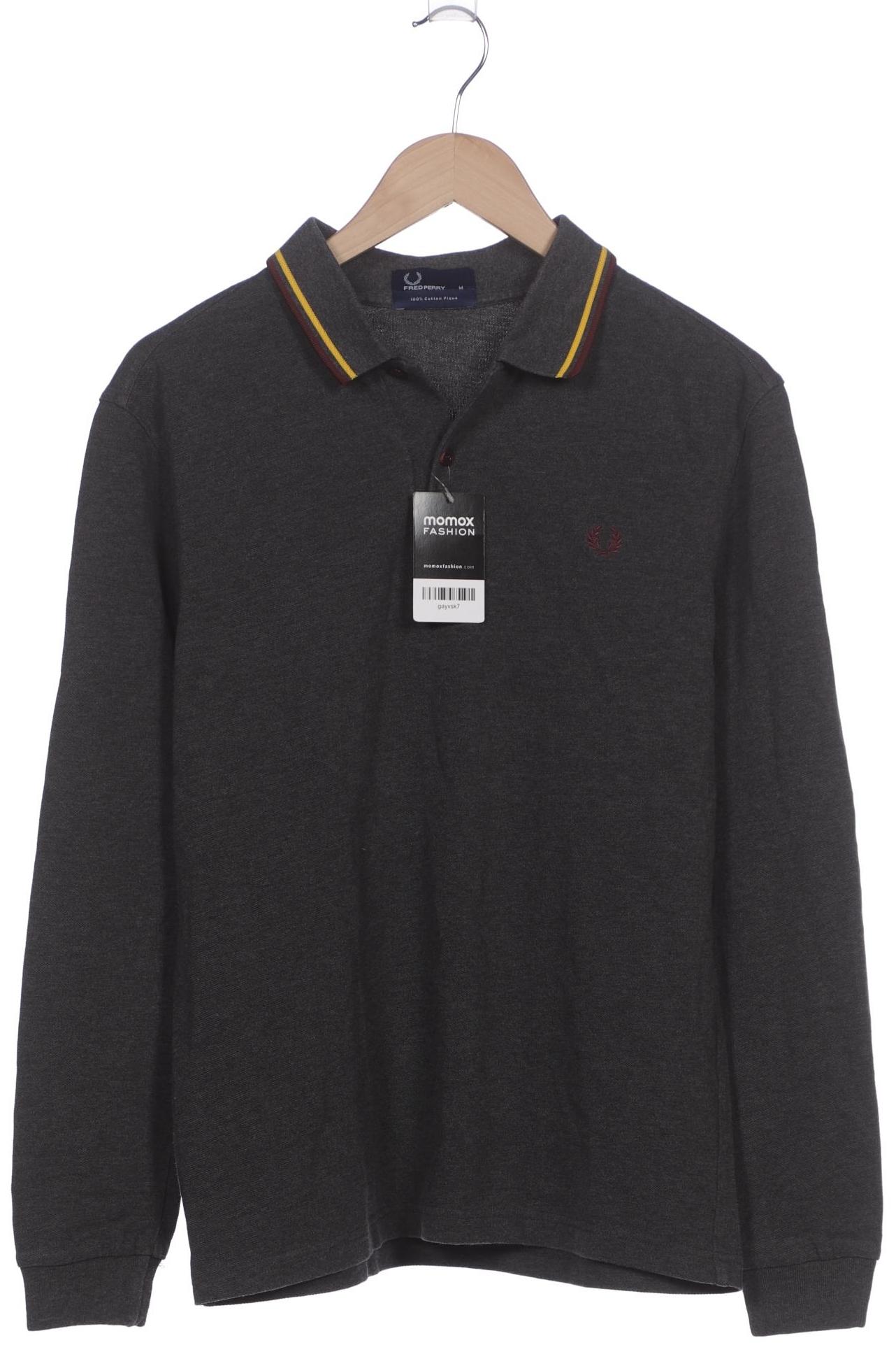 

Fred Perry Herren Langarmshirt, grau, Gr. 48