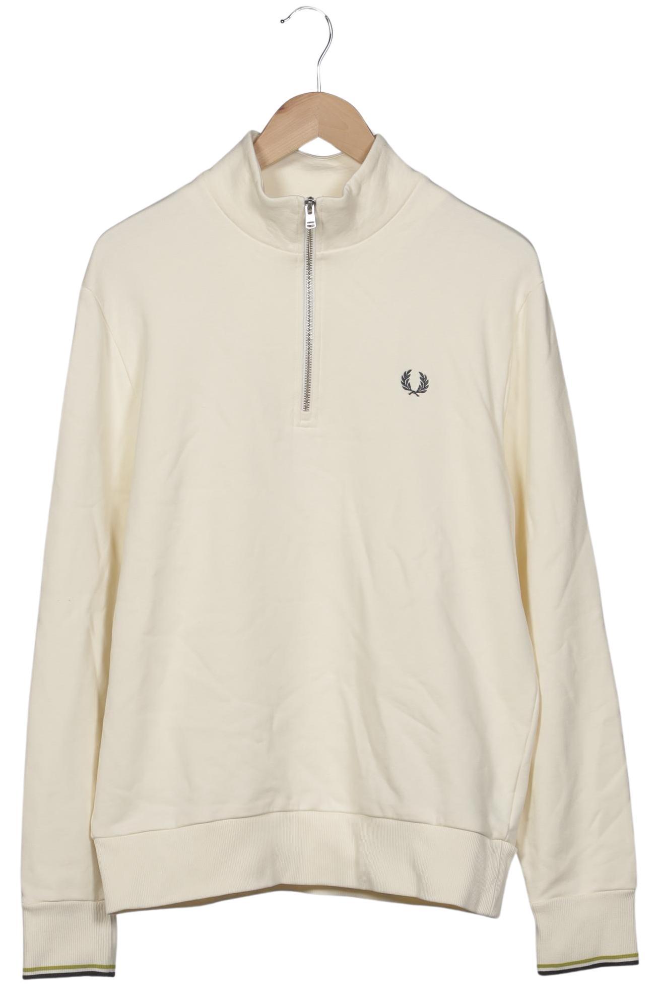 Thumbnail - Fred Perry Herren Sweatshirt, cremeweiß, Gr. 52