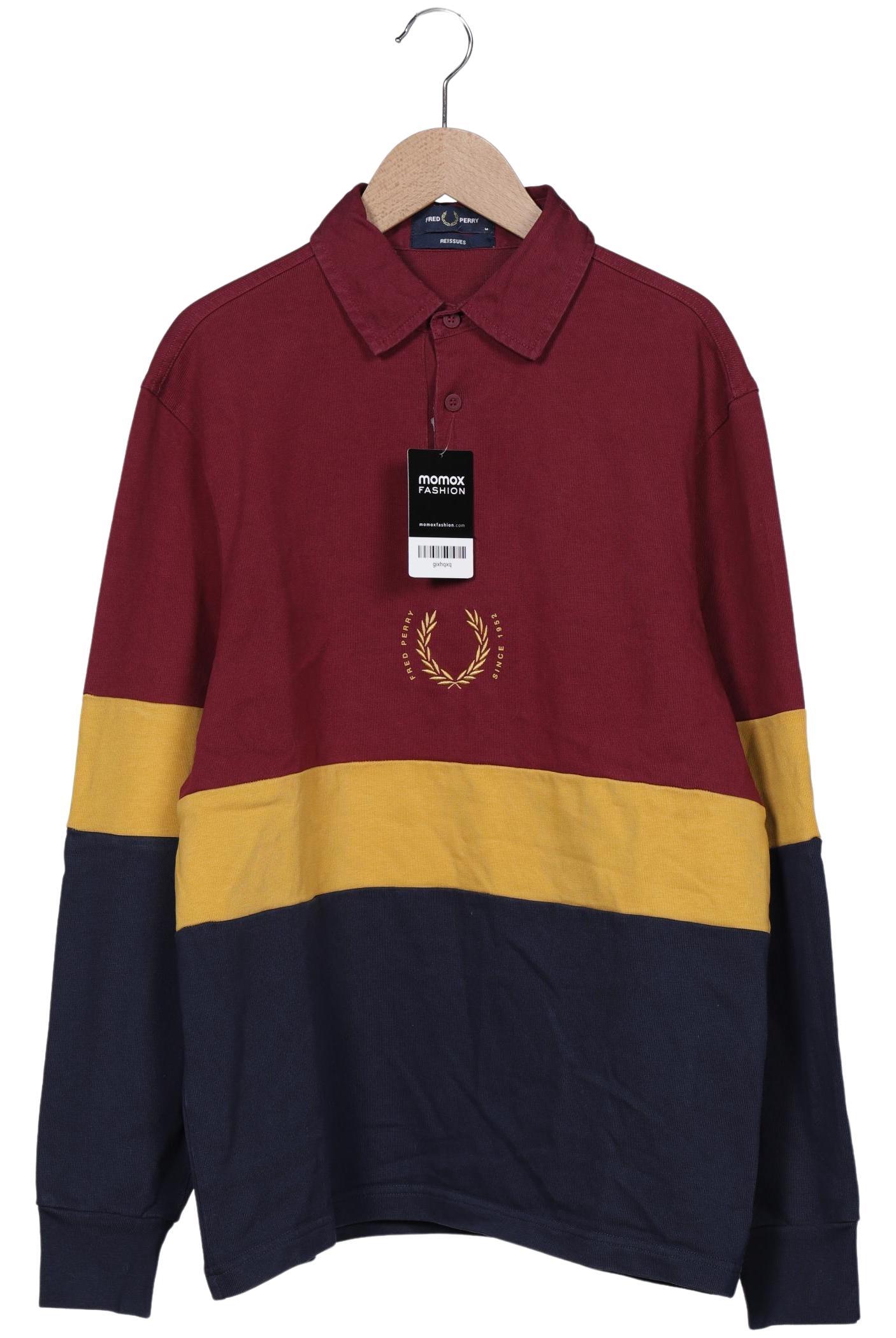

Fred Perry Herren Langarmshirt, bordeaux, Gr. 48