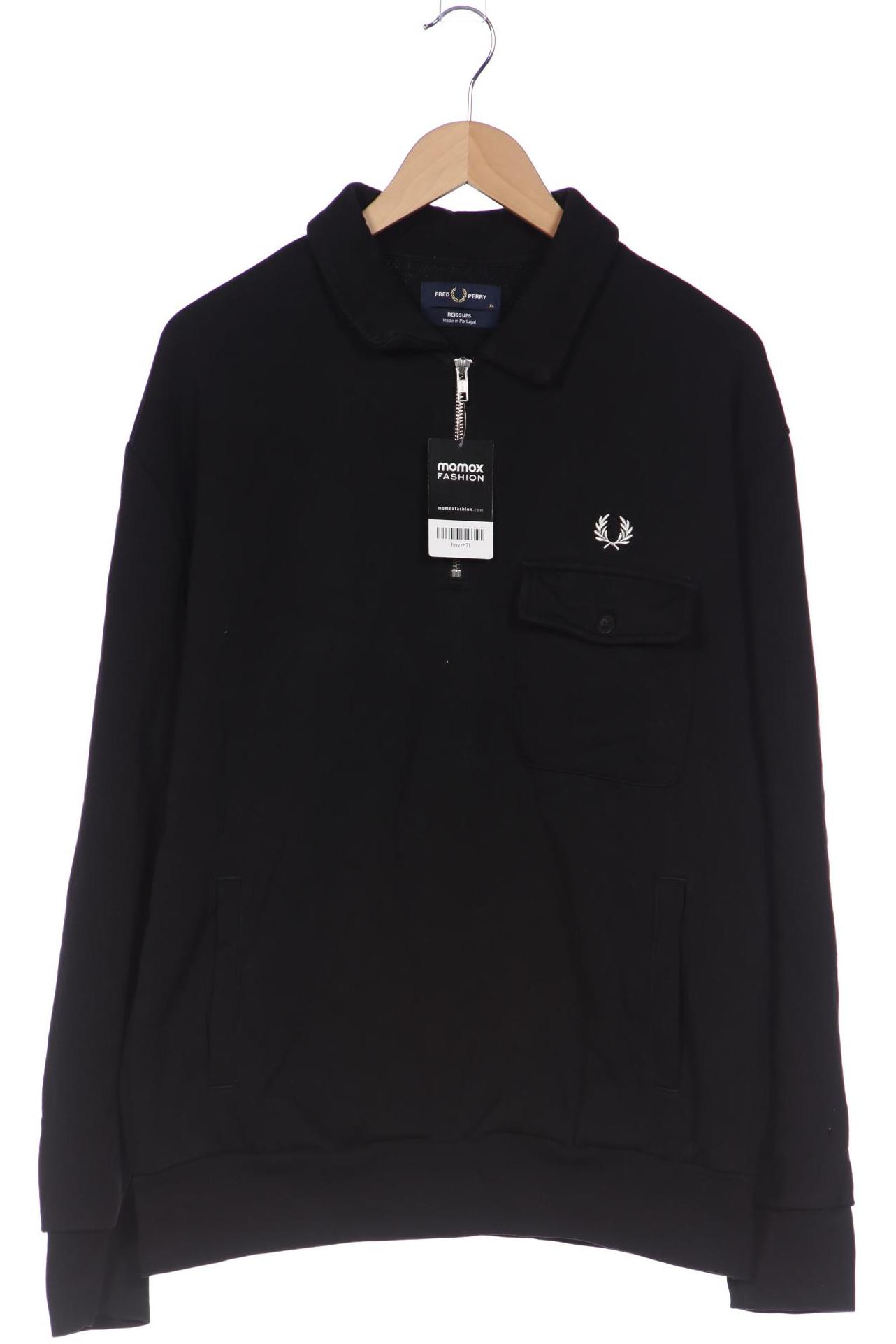 

Fred Perry Herren Sweatshirt, schwarz