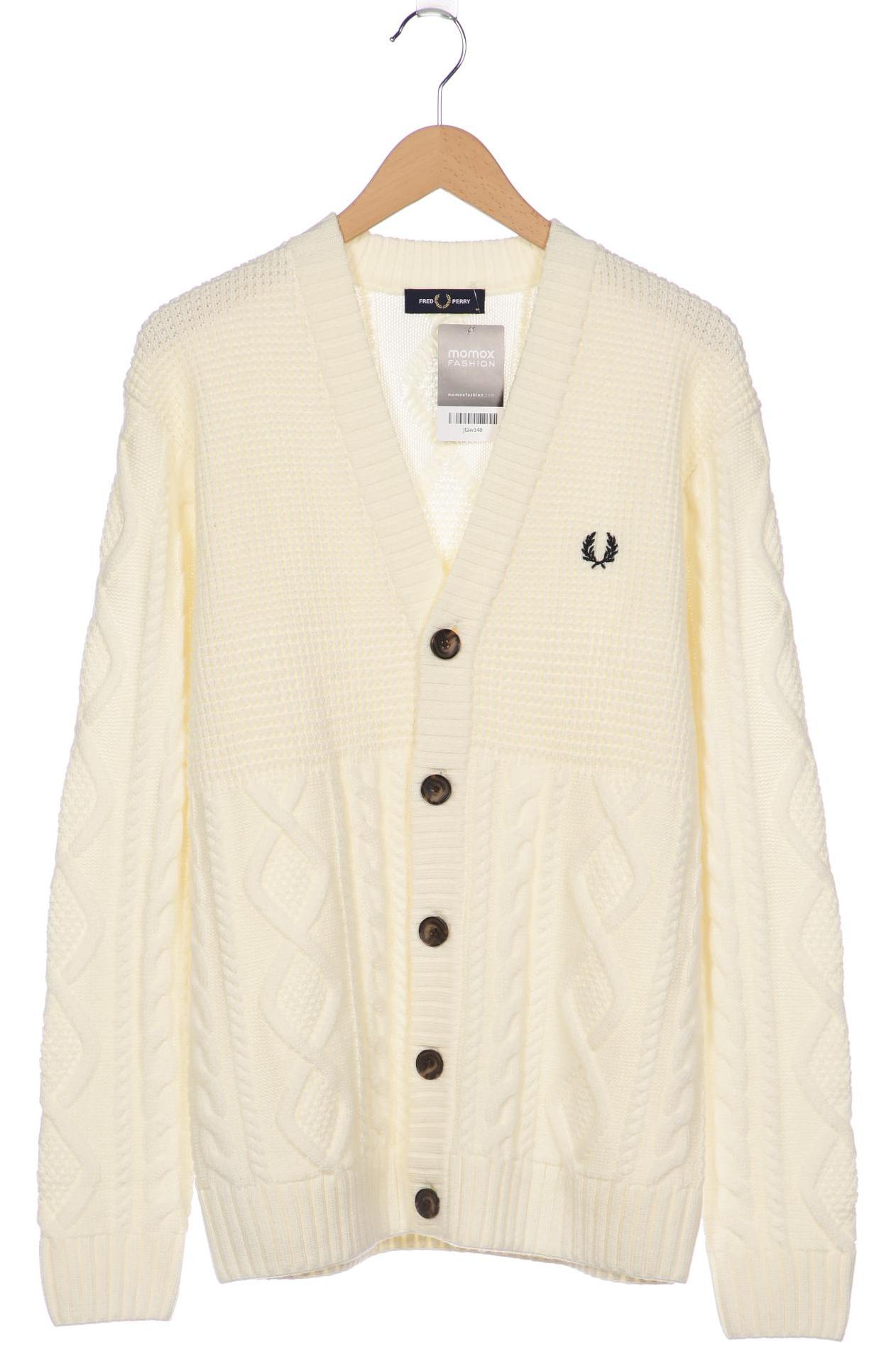 

Fred Perry Herren Strickjacke, cremeweiß