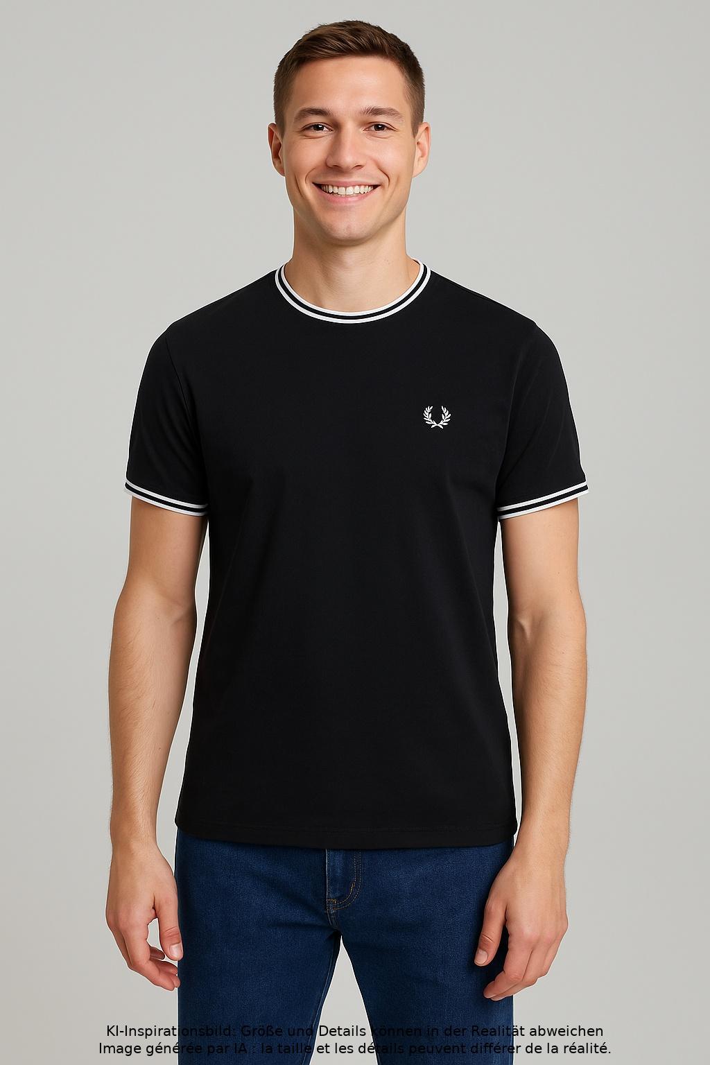 

Fred Perry Herren T-Shirt, schwarz, Gr. 46