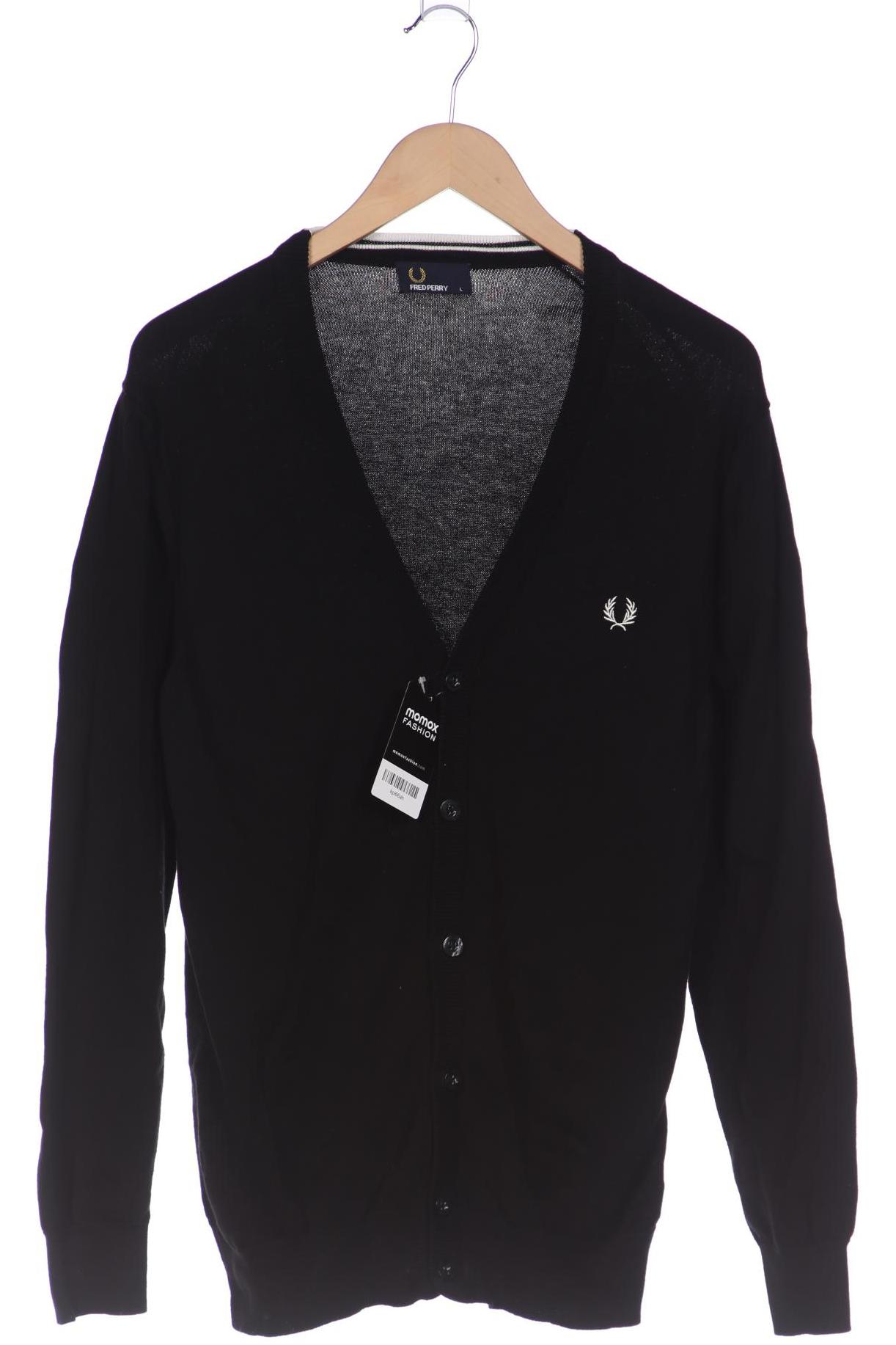 

Fred Perry Herren Strickjacke, schwarz, Gr. 52
