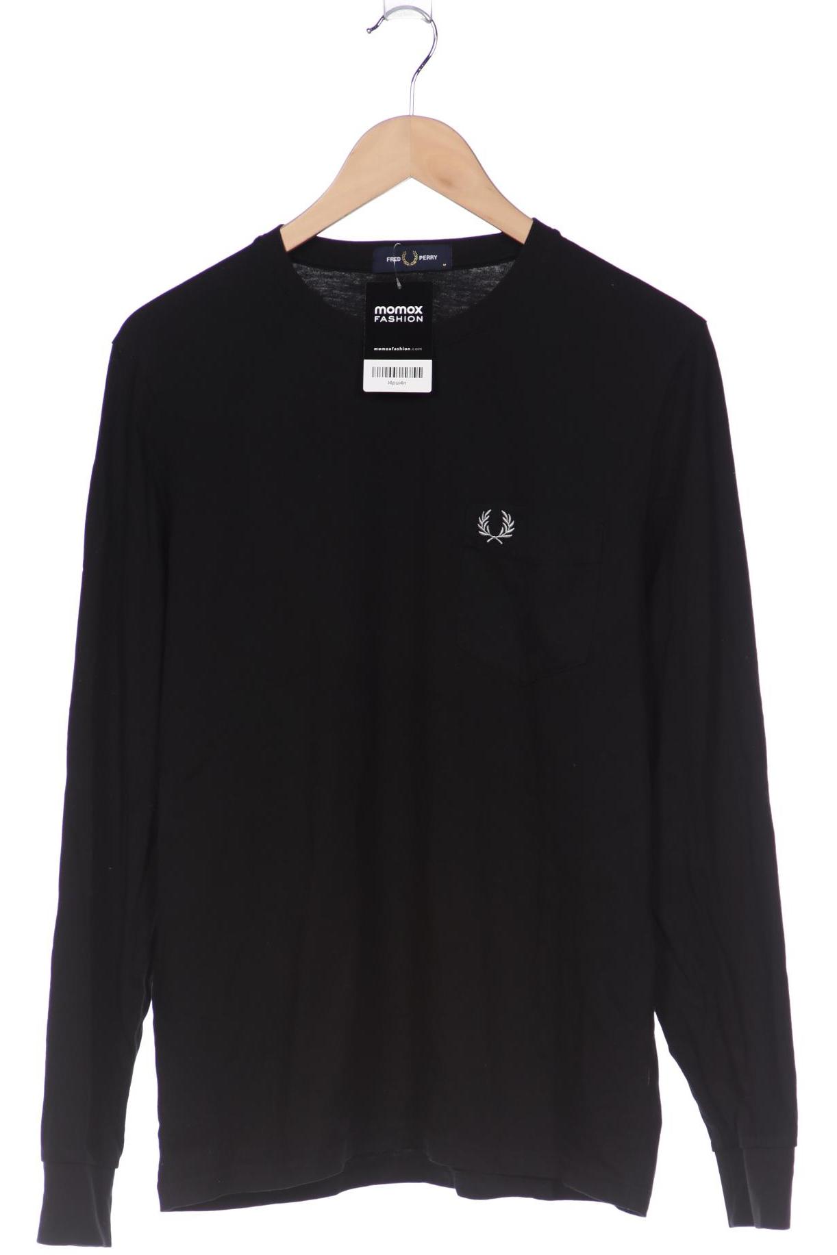

Fred Perry Herren Langarmshirt, schwarz