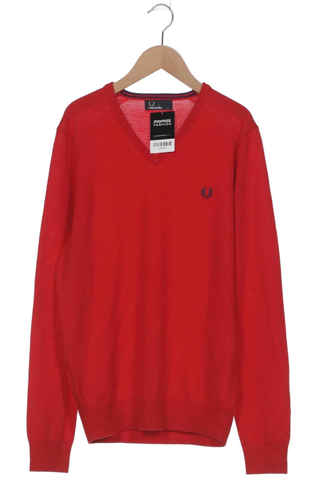 Thumbnail - Fred Perry Herren Pullover, rot, Gr. 46