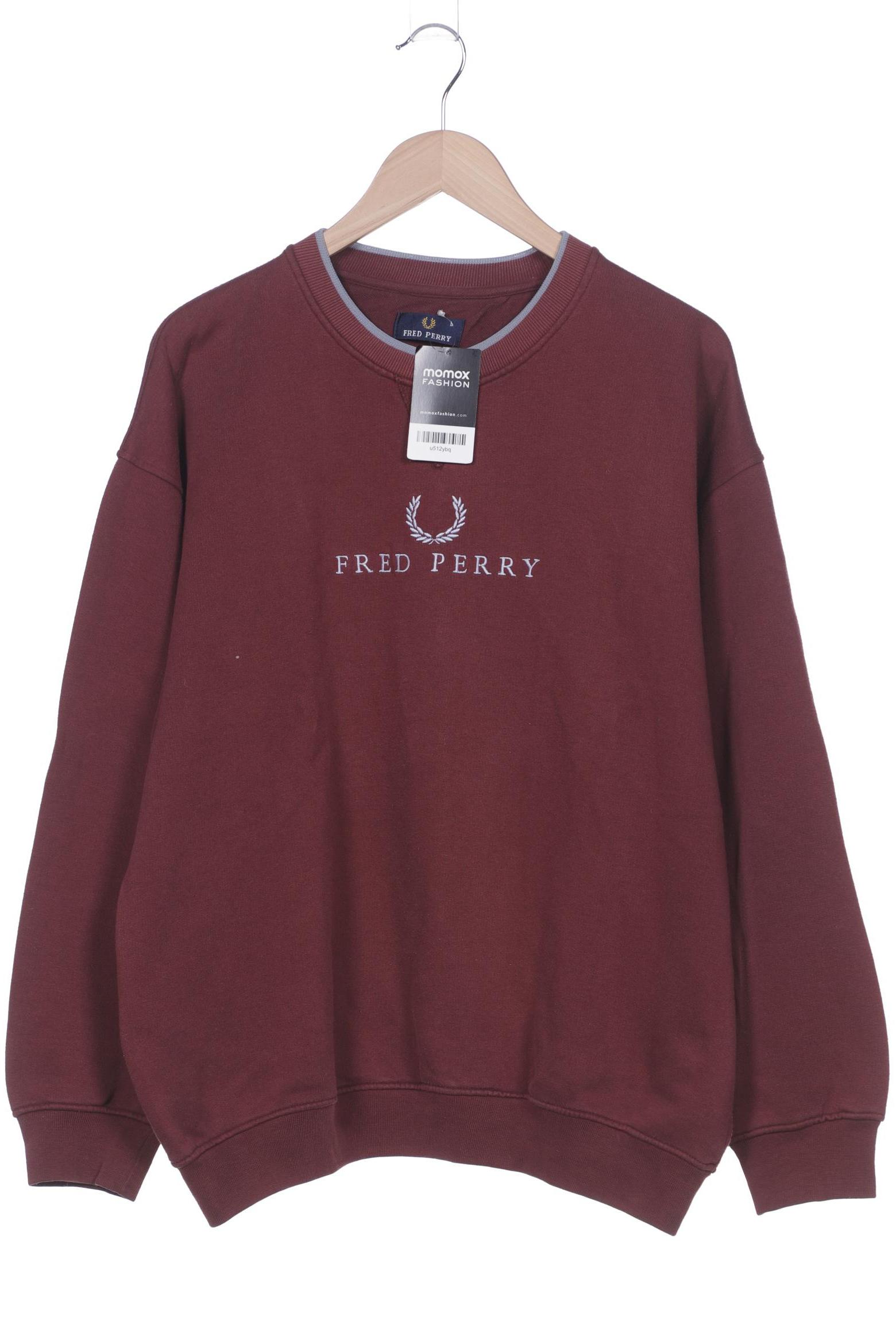 

Fred Perry Herren Sweatshirt, bordeaux, Gr. 52