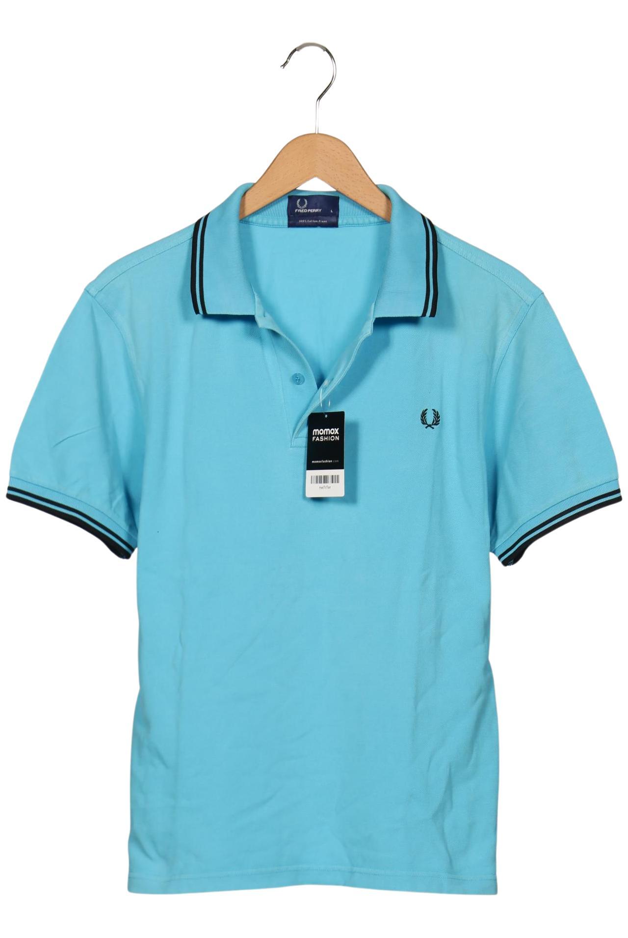 Thumbnail - Fred Perry Herren Poloshirt, hellblau, Gr. 52