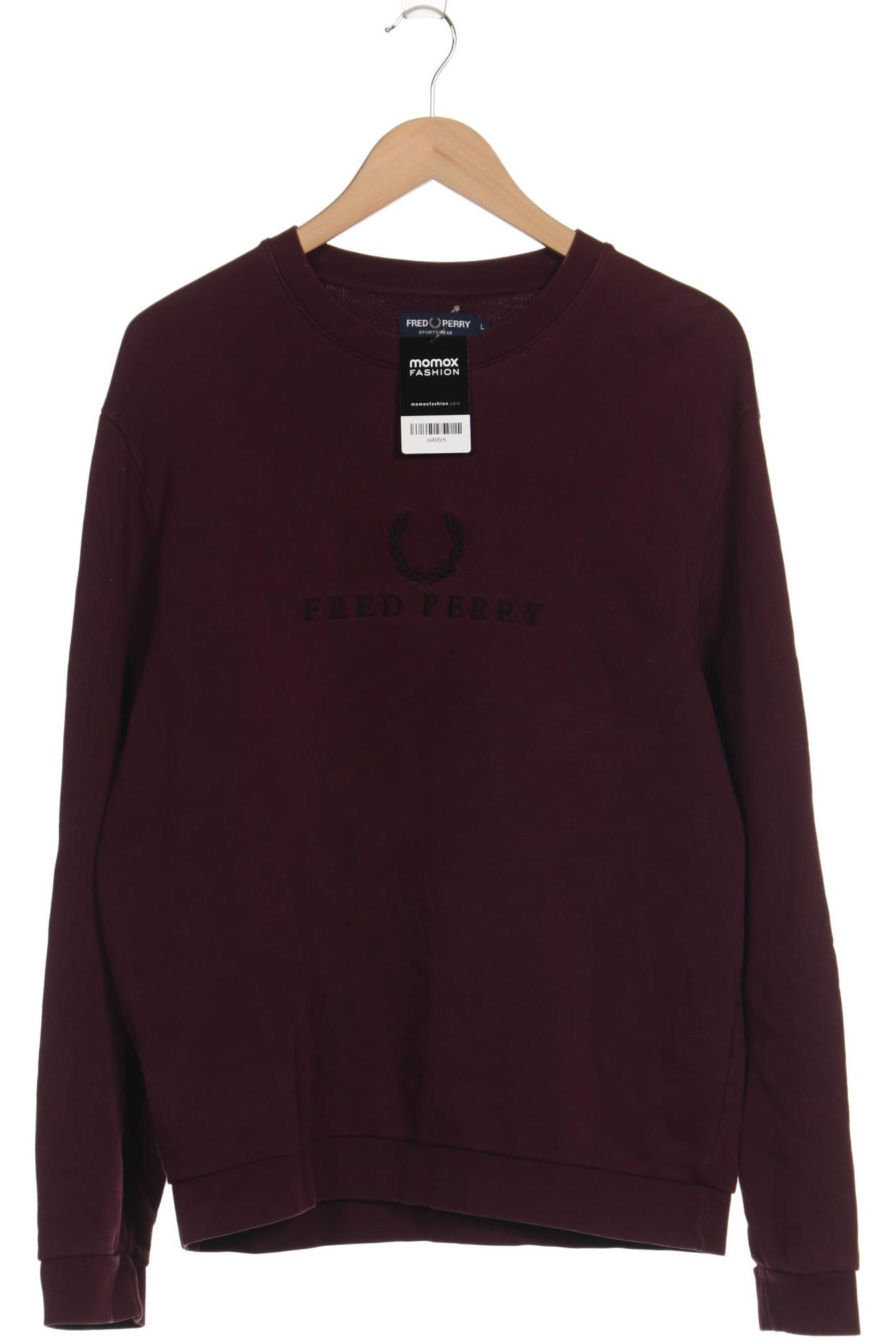 

Fred Perry Herren Sweatshirt, bordeaux, Gr. 52