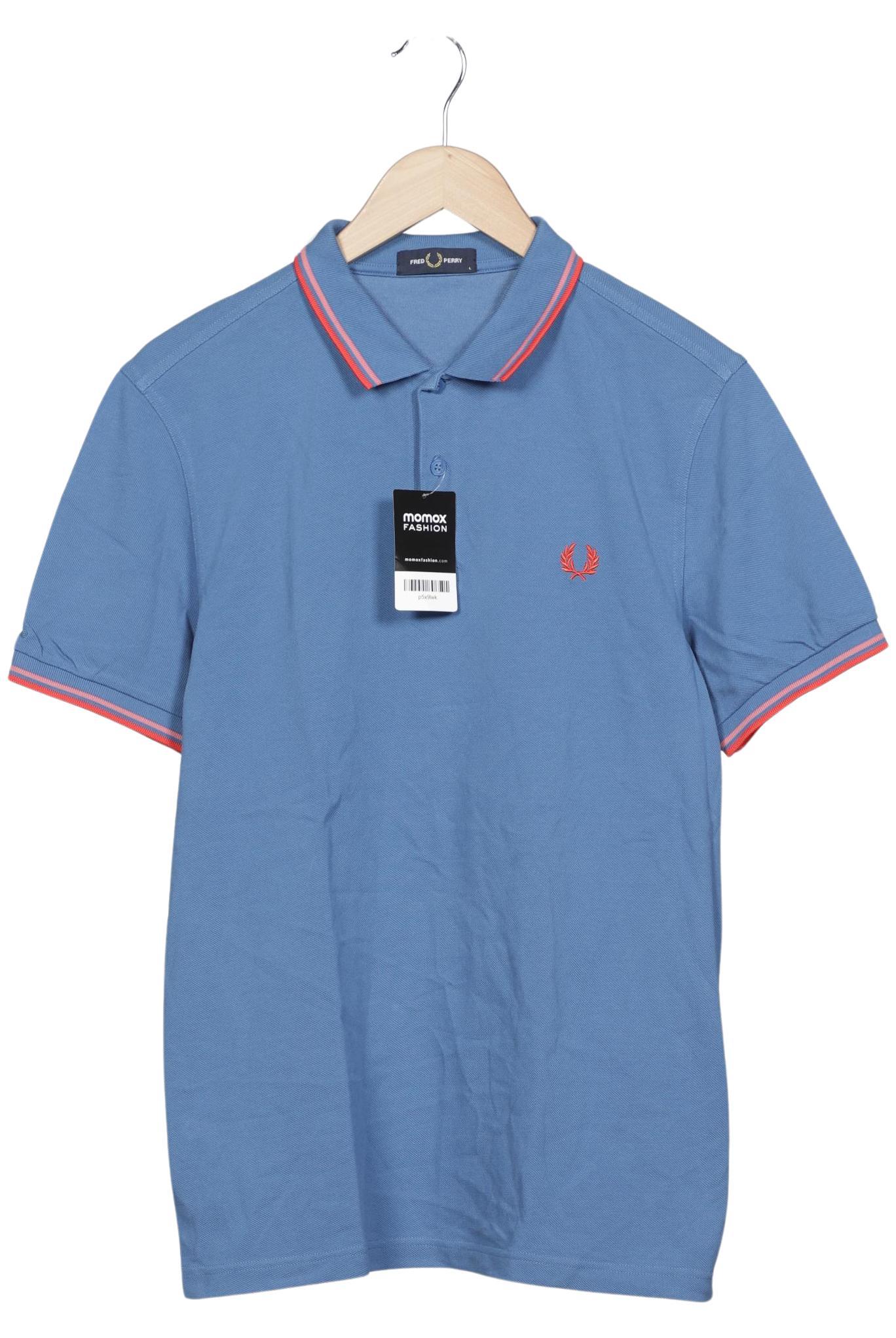 Thumbnail - Fred Perry Herren Poloshirt, hellblau, Gr. 52