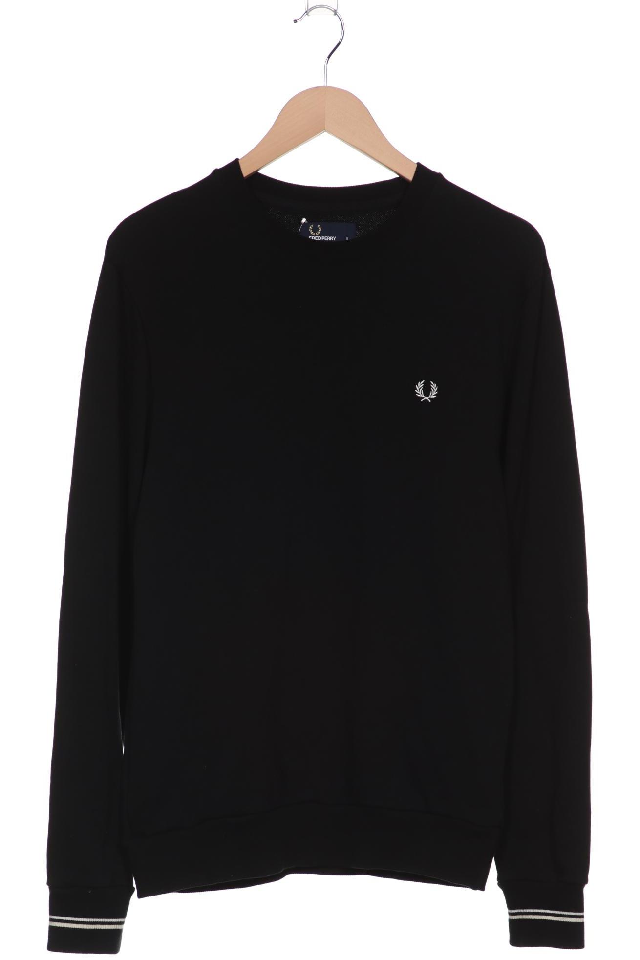 

Fred Perry Herren Sweatshirt, schwarz