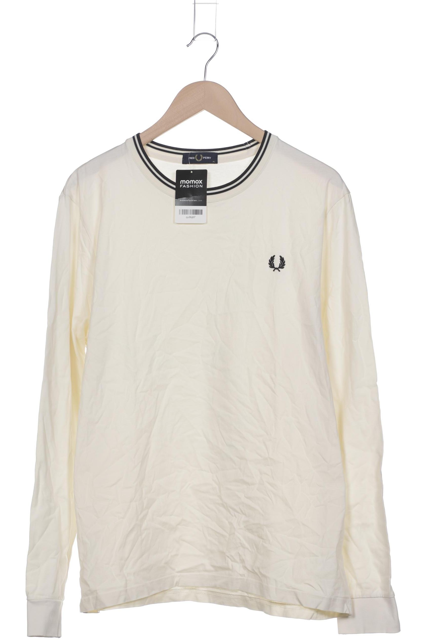 

Fred Perry Herren Langarmshirt, cremeweiß, Gr. 54