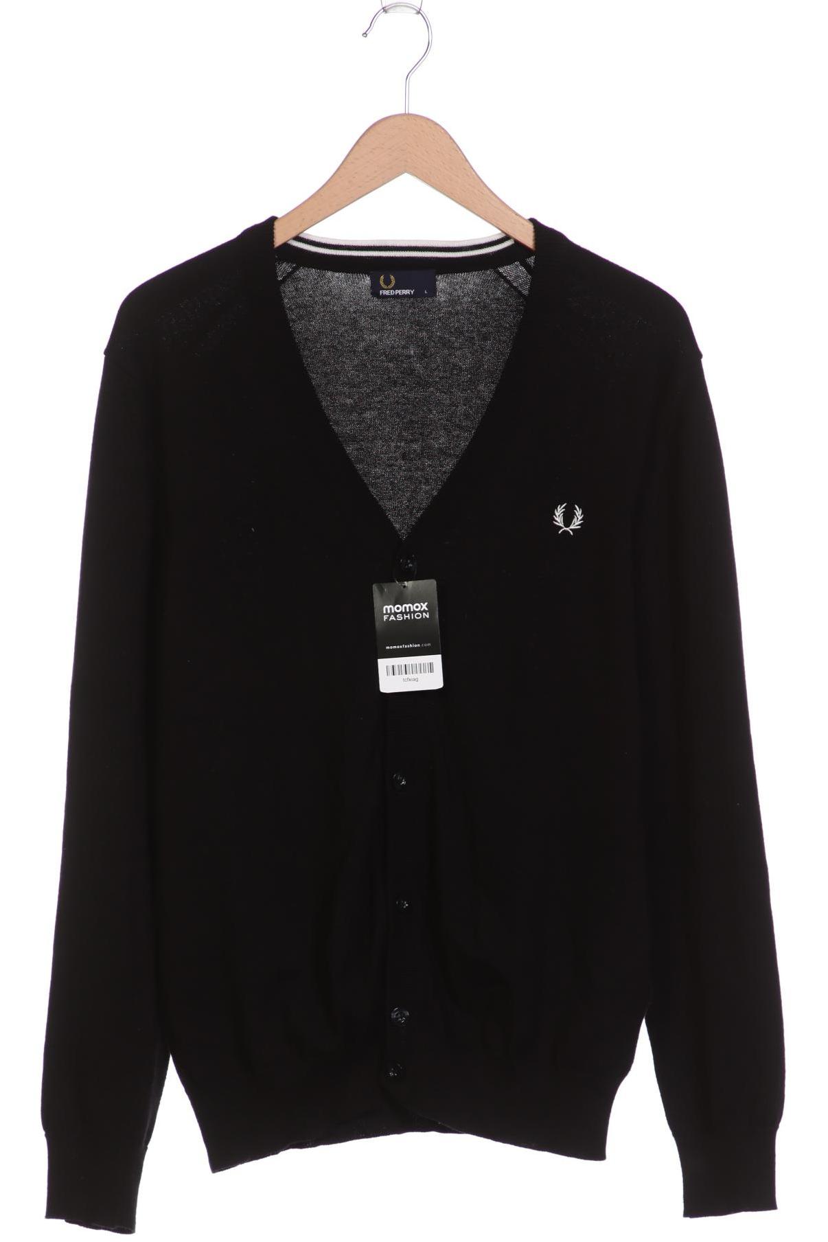 

Fred Perry Herren Strickjacke, schwarz