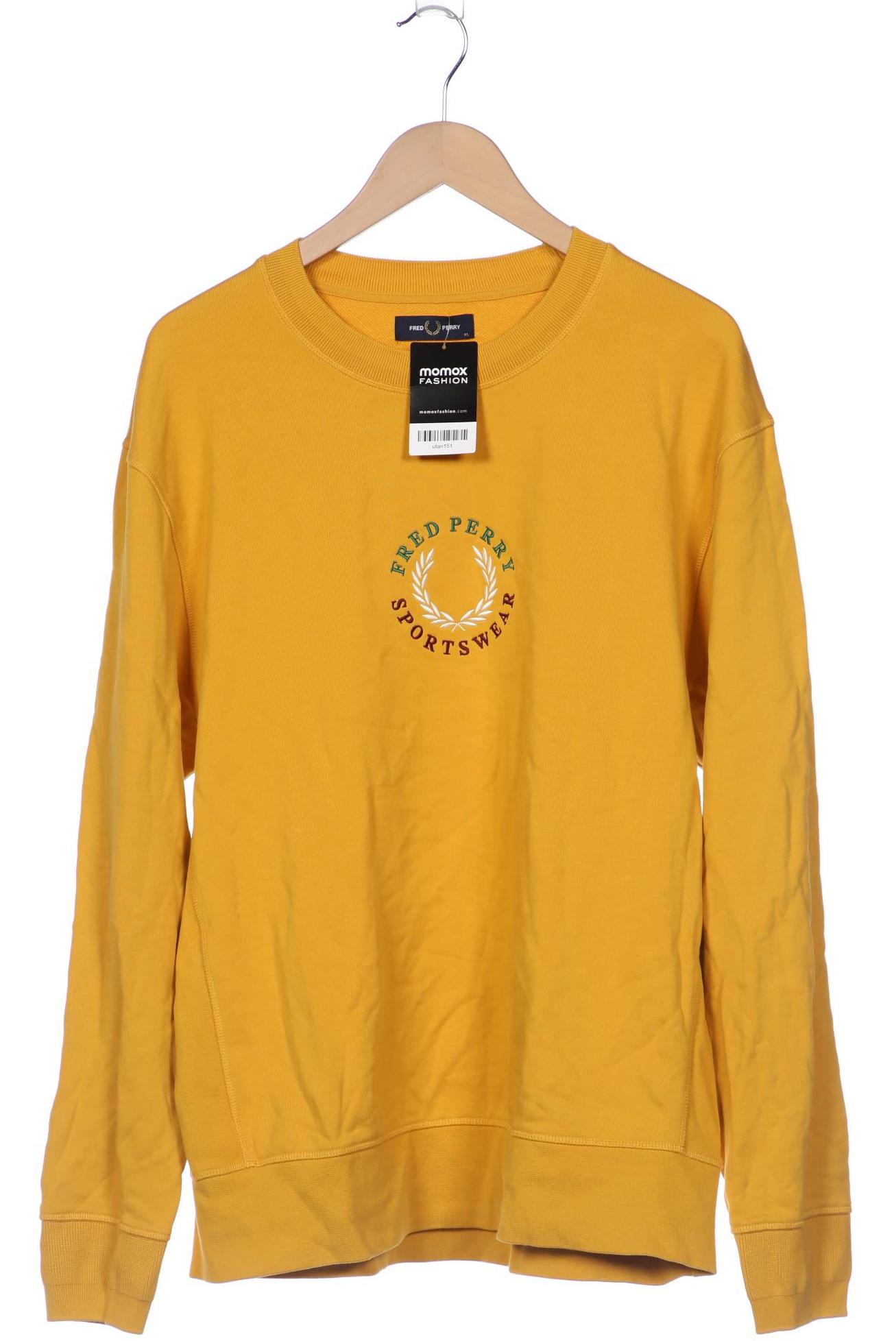 

Fred Perry Herren Sweatshirt, gelb