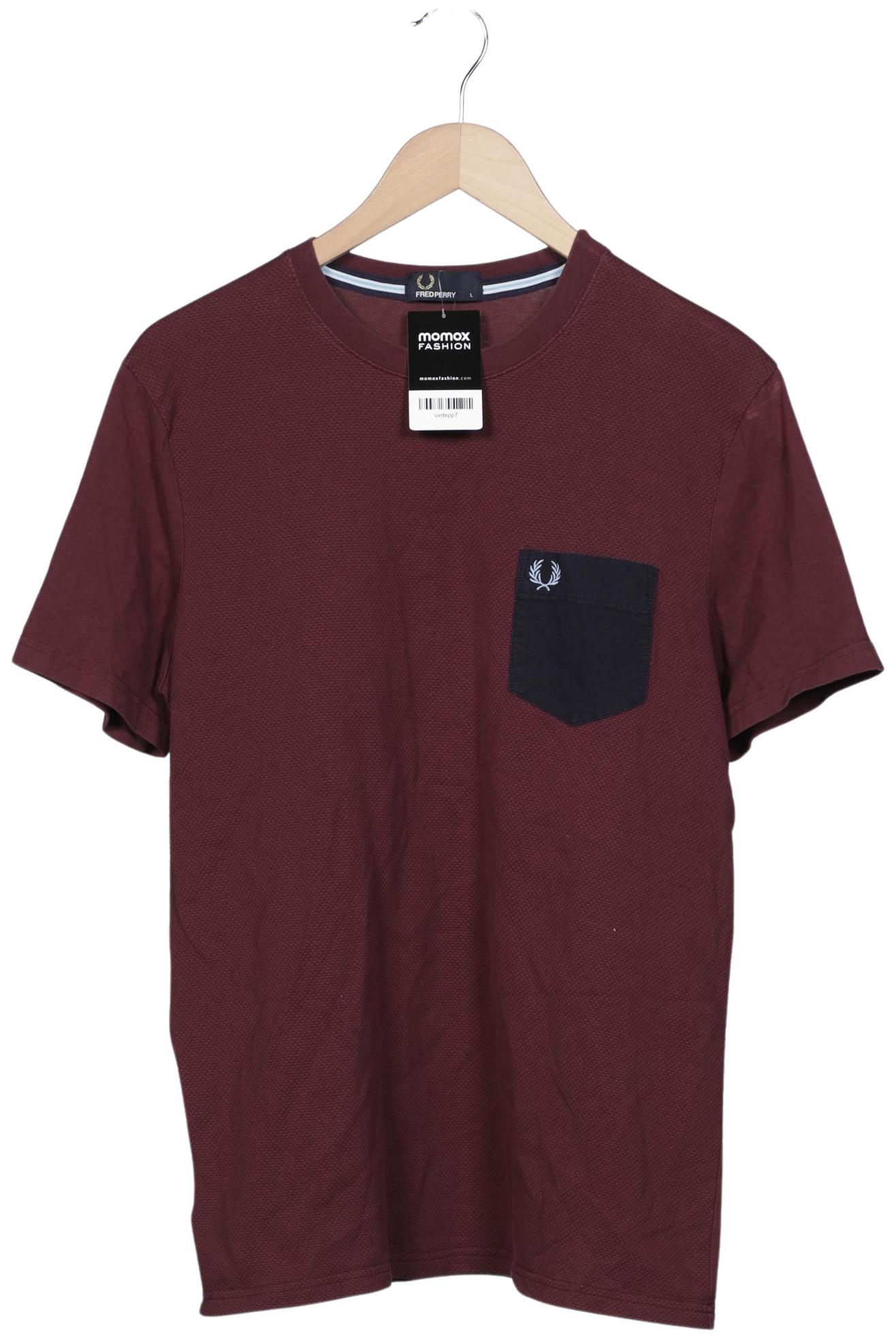 

Fred Perry Herren T-Shirt, bordeaux, Gr. 52