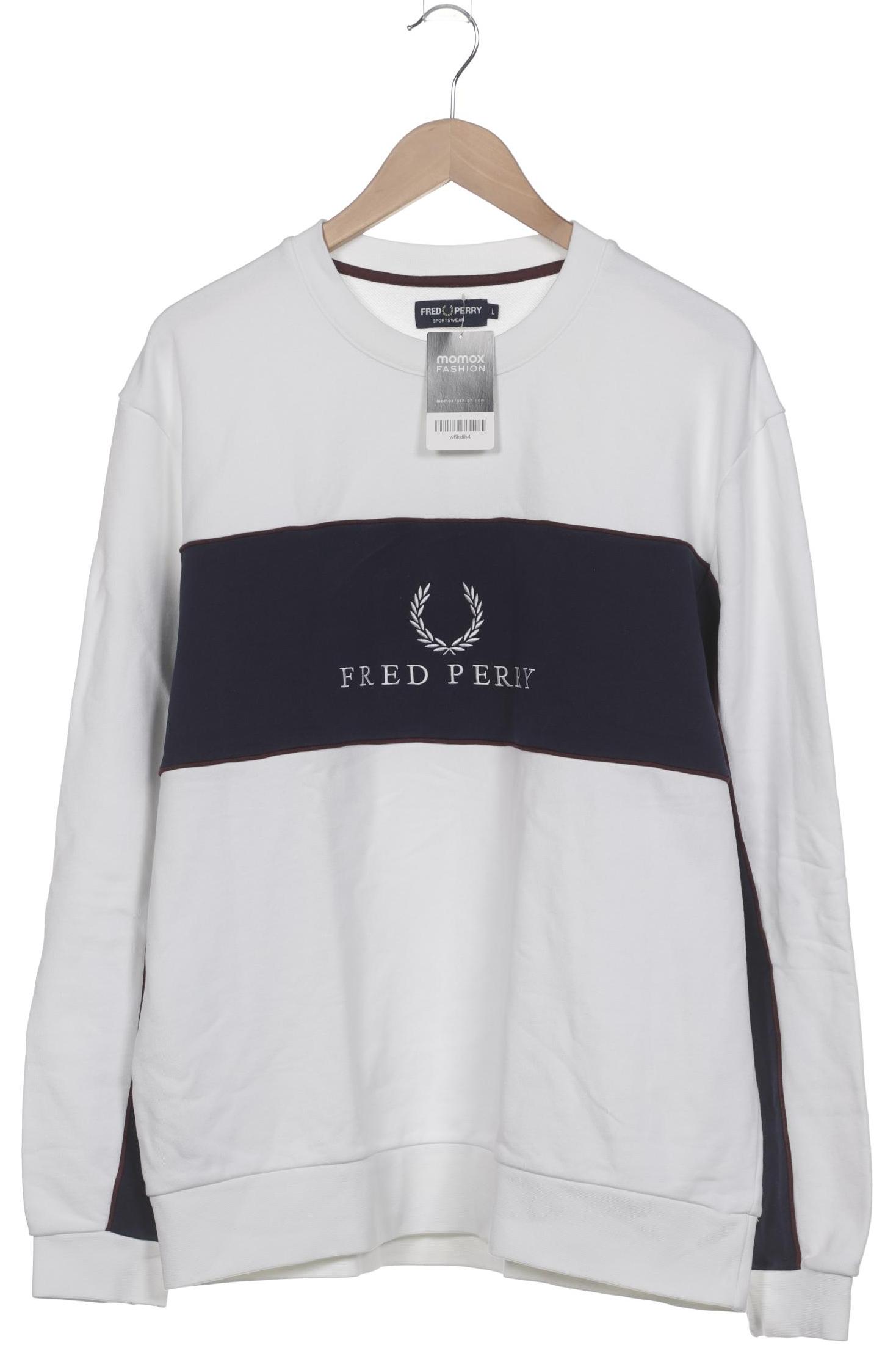 

Fred Perry Herren Sweatshirt, weiß, Gr. 52