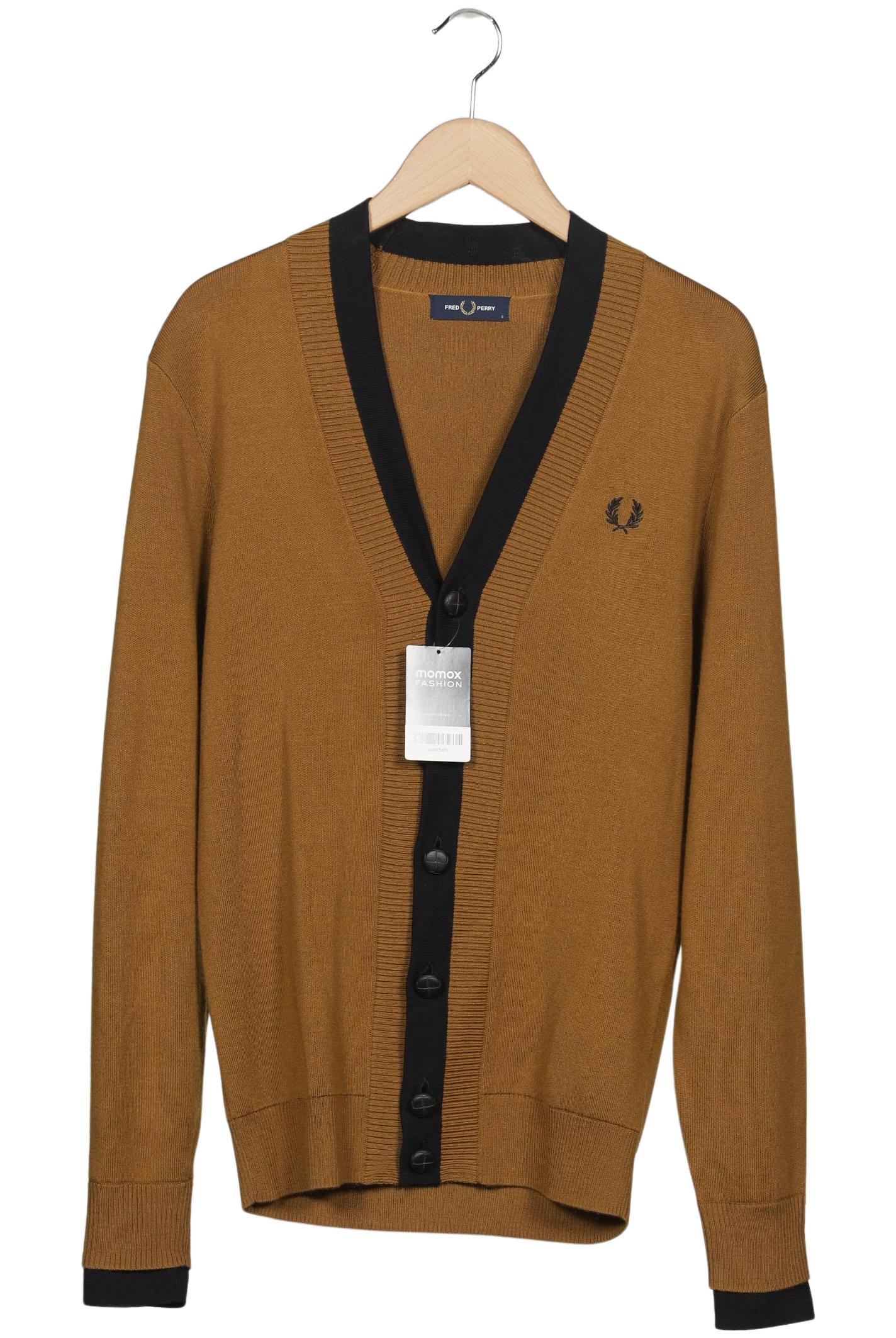 Thumbnail - Fred Perry Herren Strickjacke, braun, Gr. 46