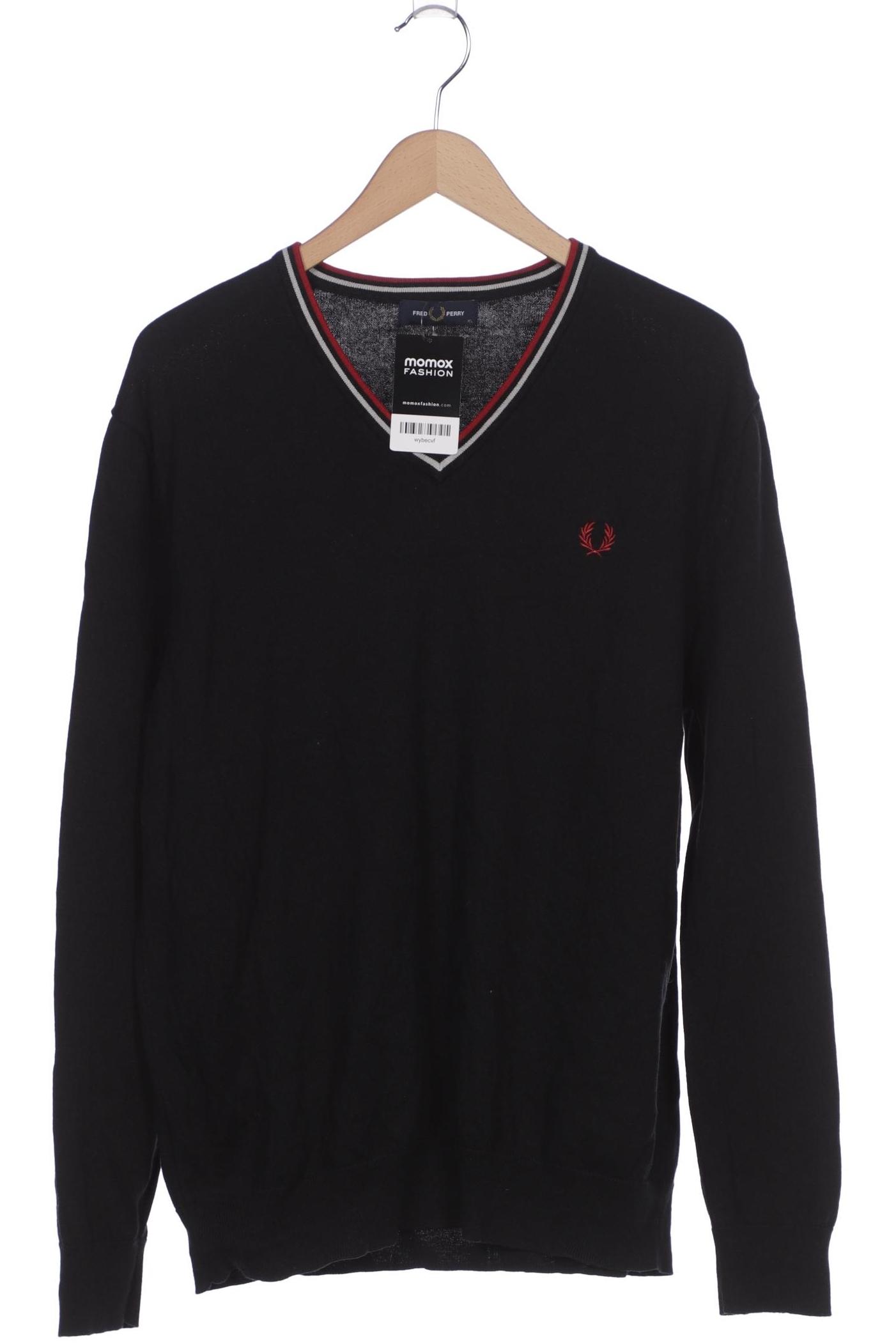 Thumbnail - Fred Perry Herren Pullover, schwarz, Gr. 54