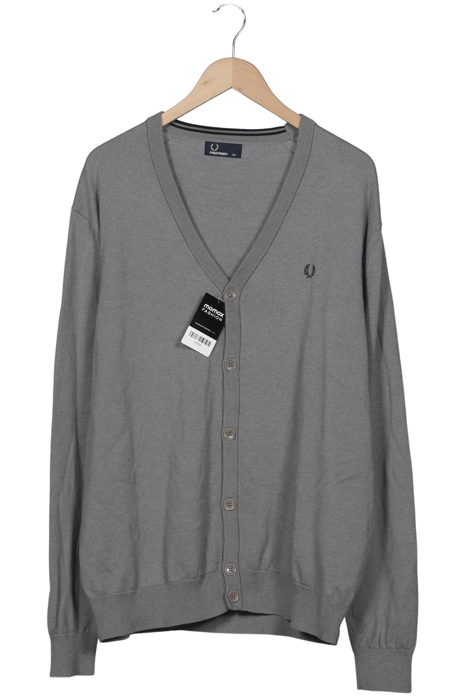 

Fred Perry Herren Strickjacke, grau, Gr. 56