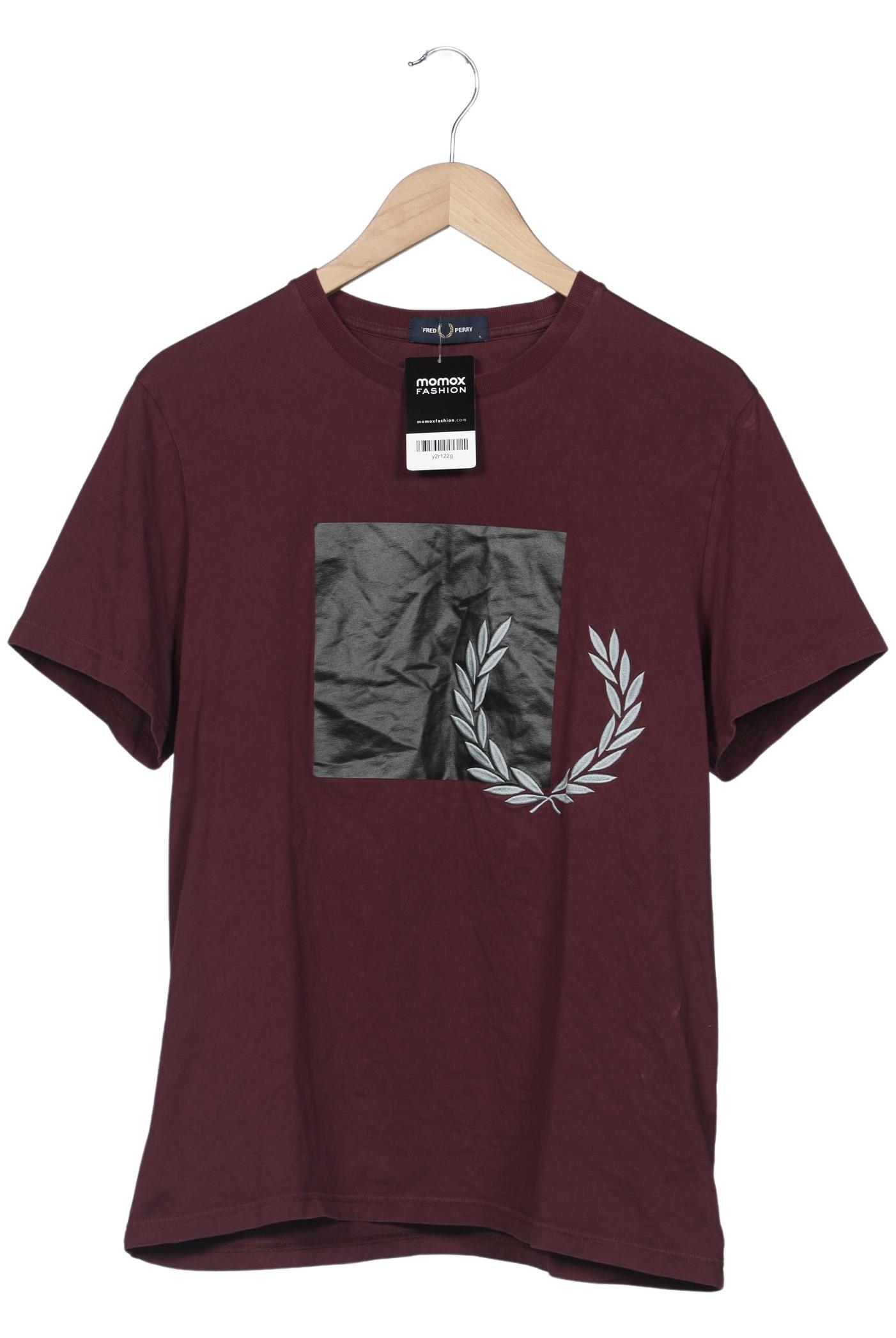 

Fred Perry Herren T-Shirt, bordeaux, Gr. 52