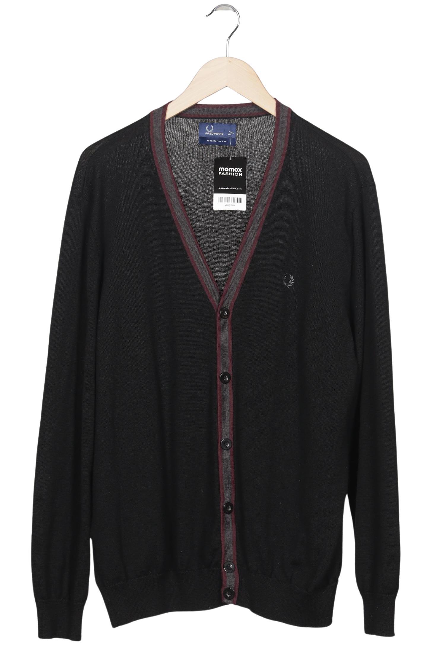 

Fred Perry Herren Strickjacke, schwarz, Gr. 56