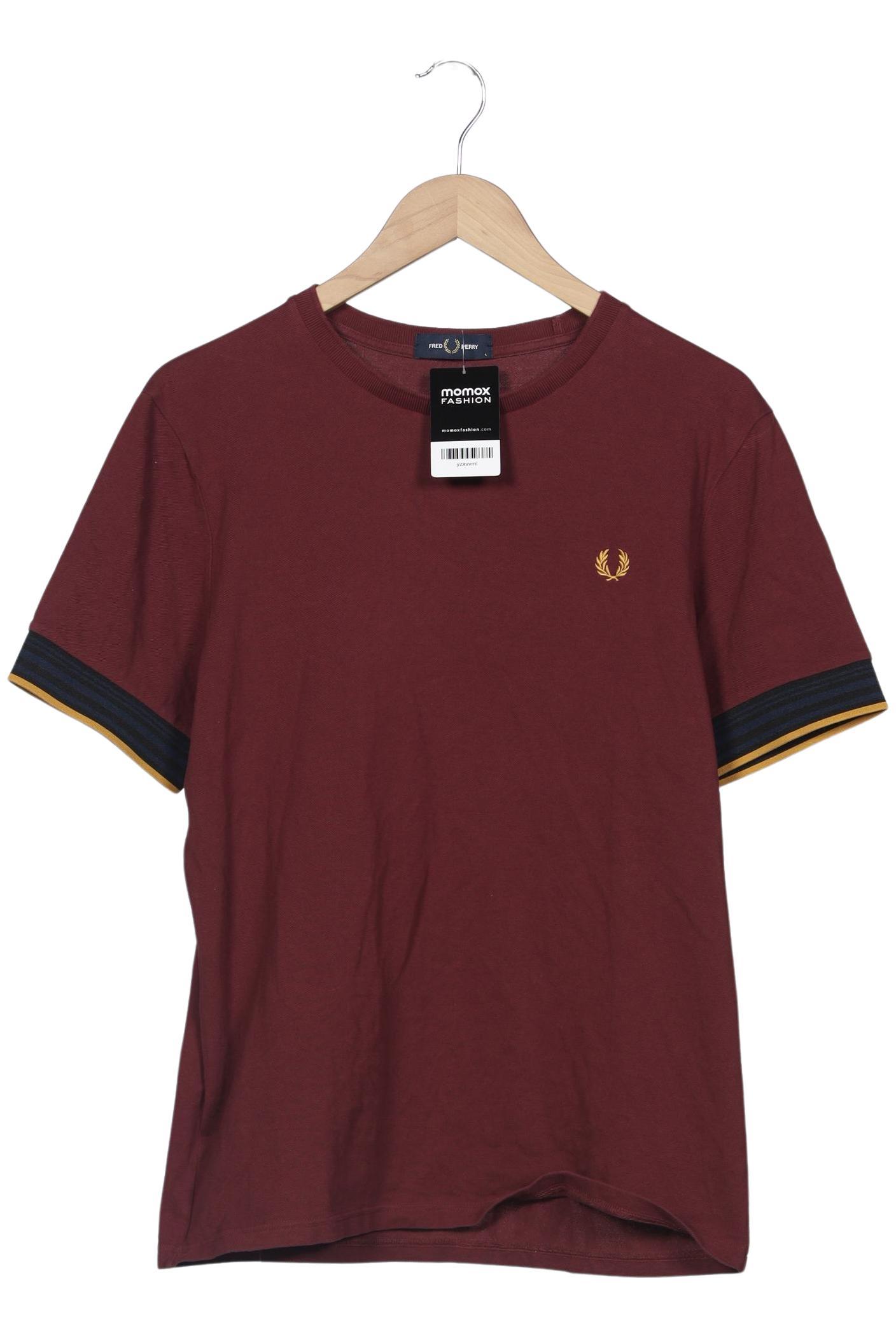 

Fred Perry Herren T-Shirt, bordeaux, Gr. 52