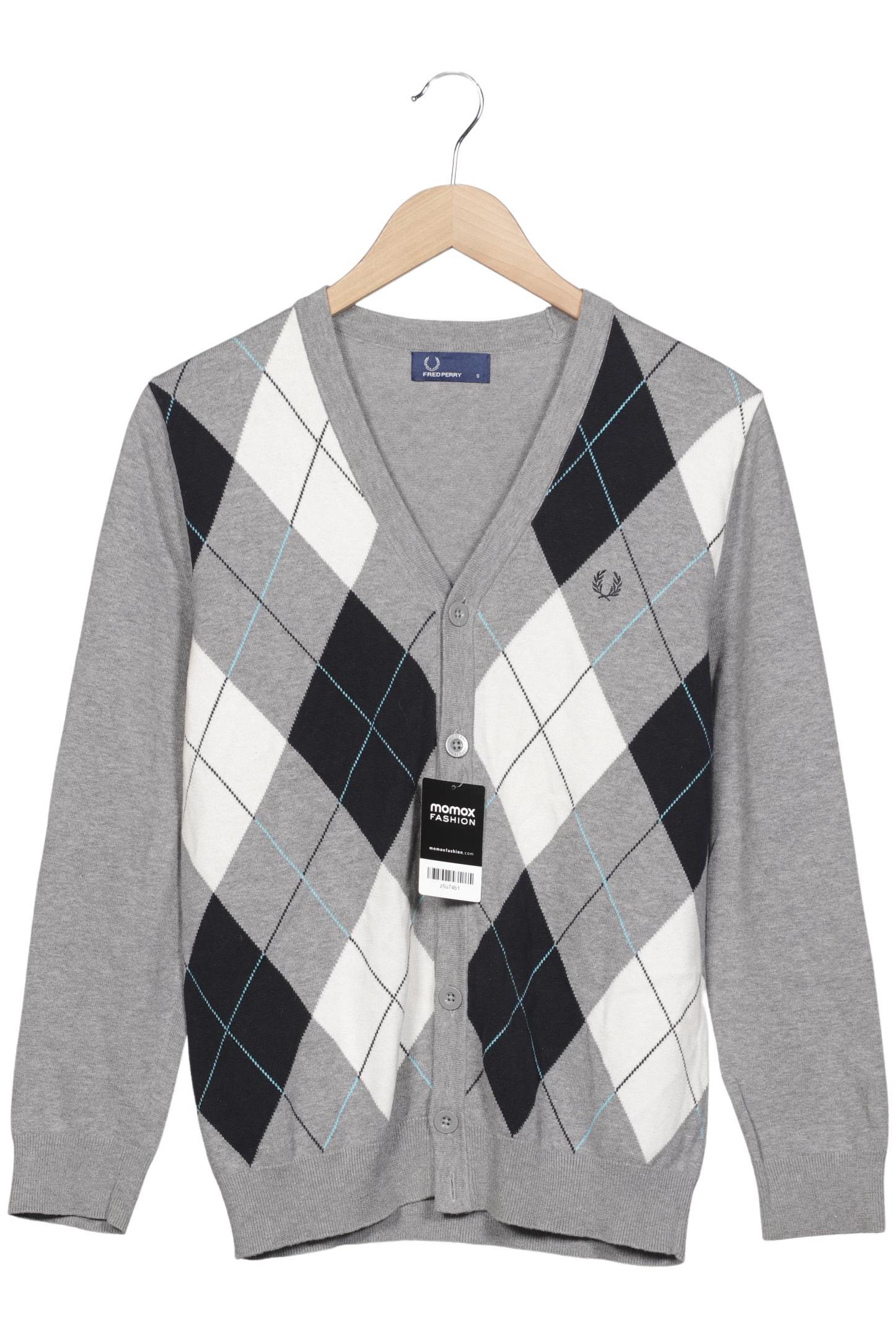 

Fred Perry Herren Strickjacke, grau, Gr. 46