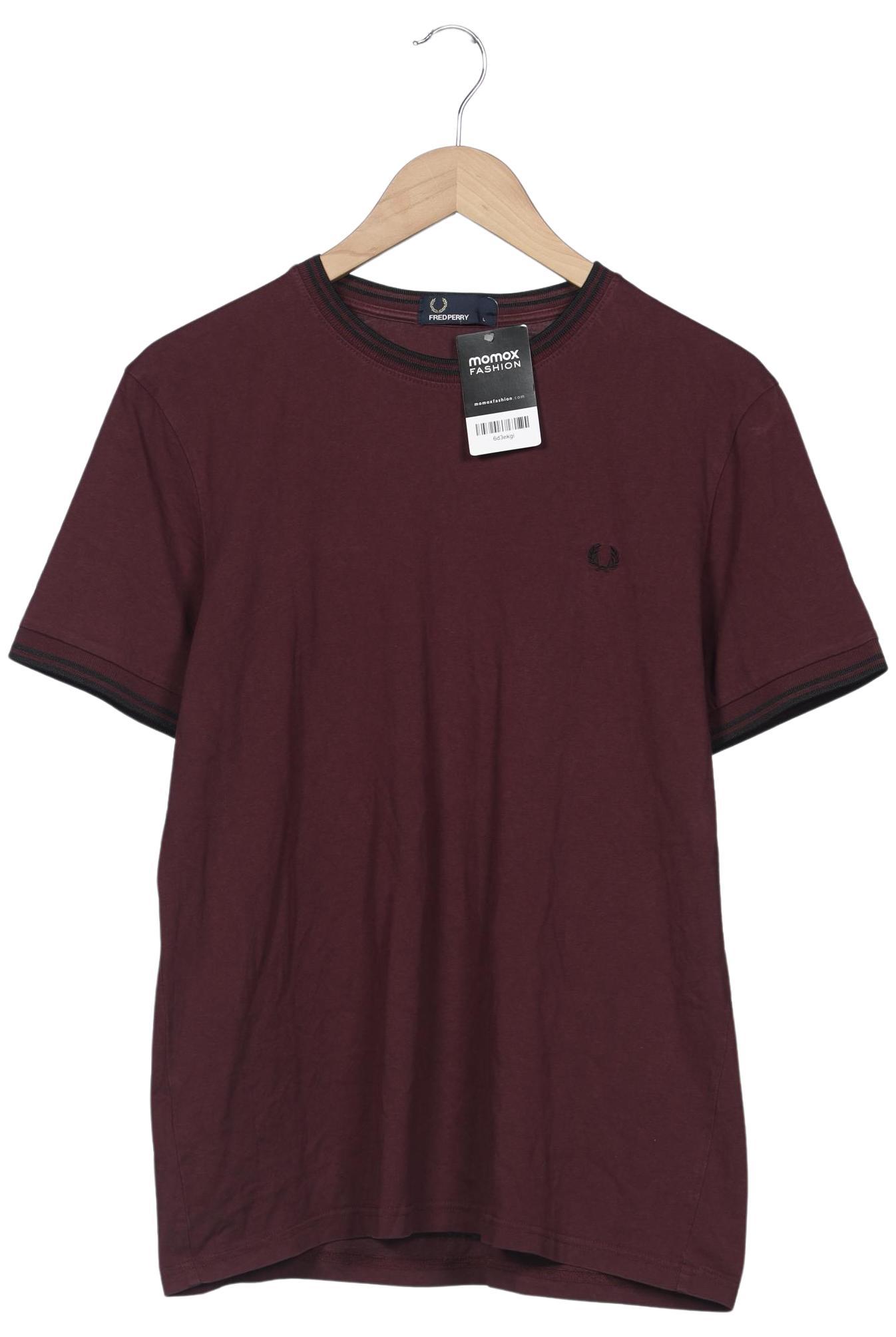 

Fred Perry Herren T-Shirt, bordeaux, Gr. 52
