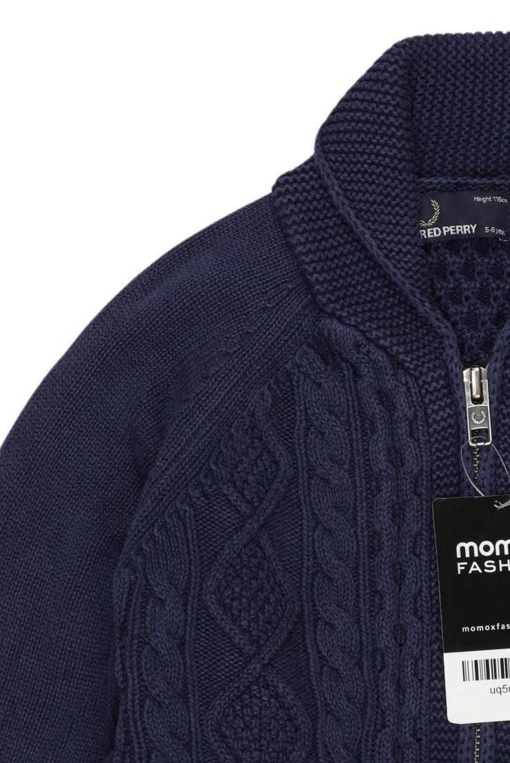 Thumbnail - Fred Perry Jungen Strickjacke, marineblau, Gr. 116