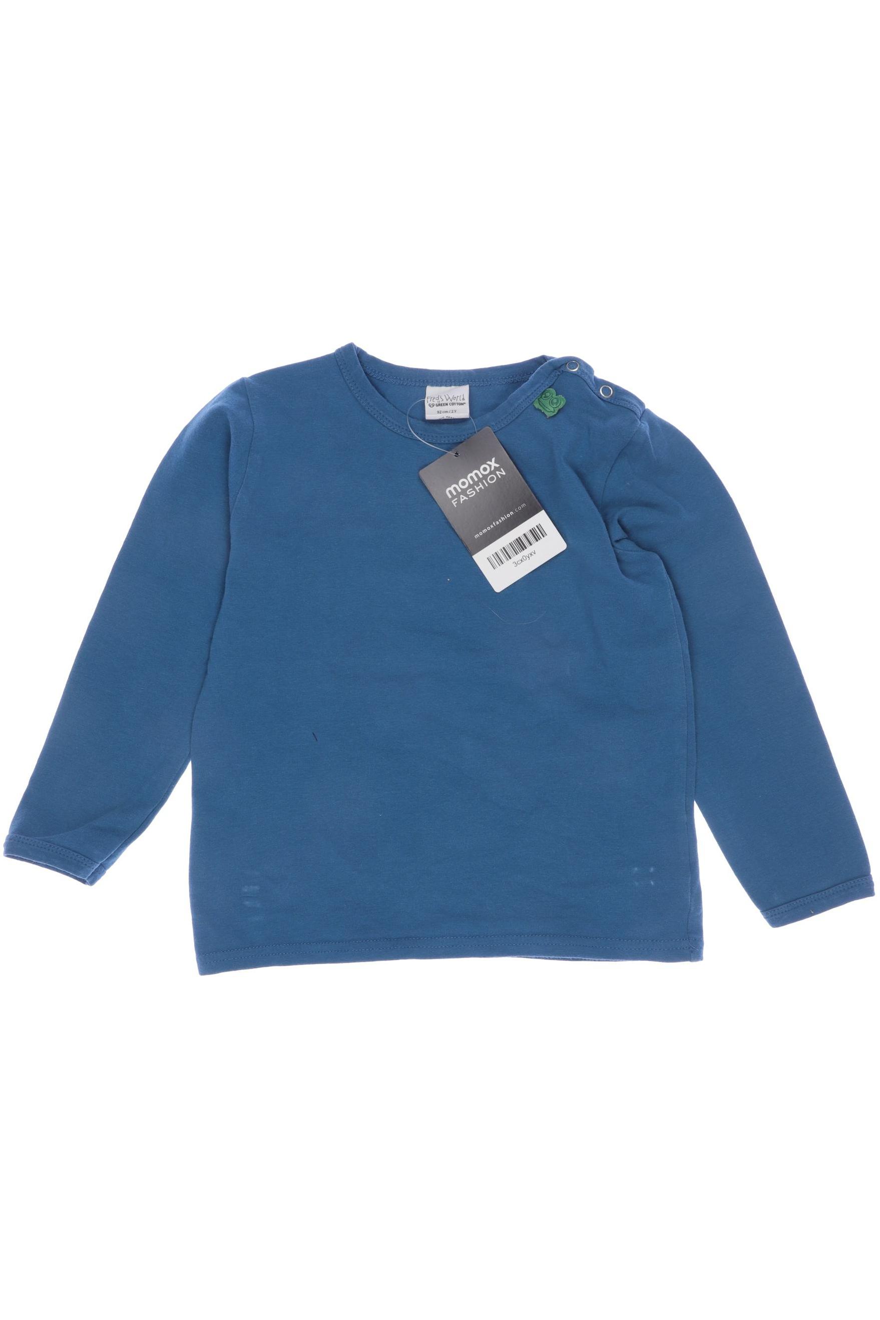 

Freds World by Green Cotton Jungen Langarmshirt, blau