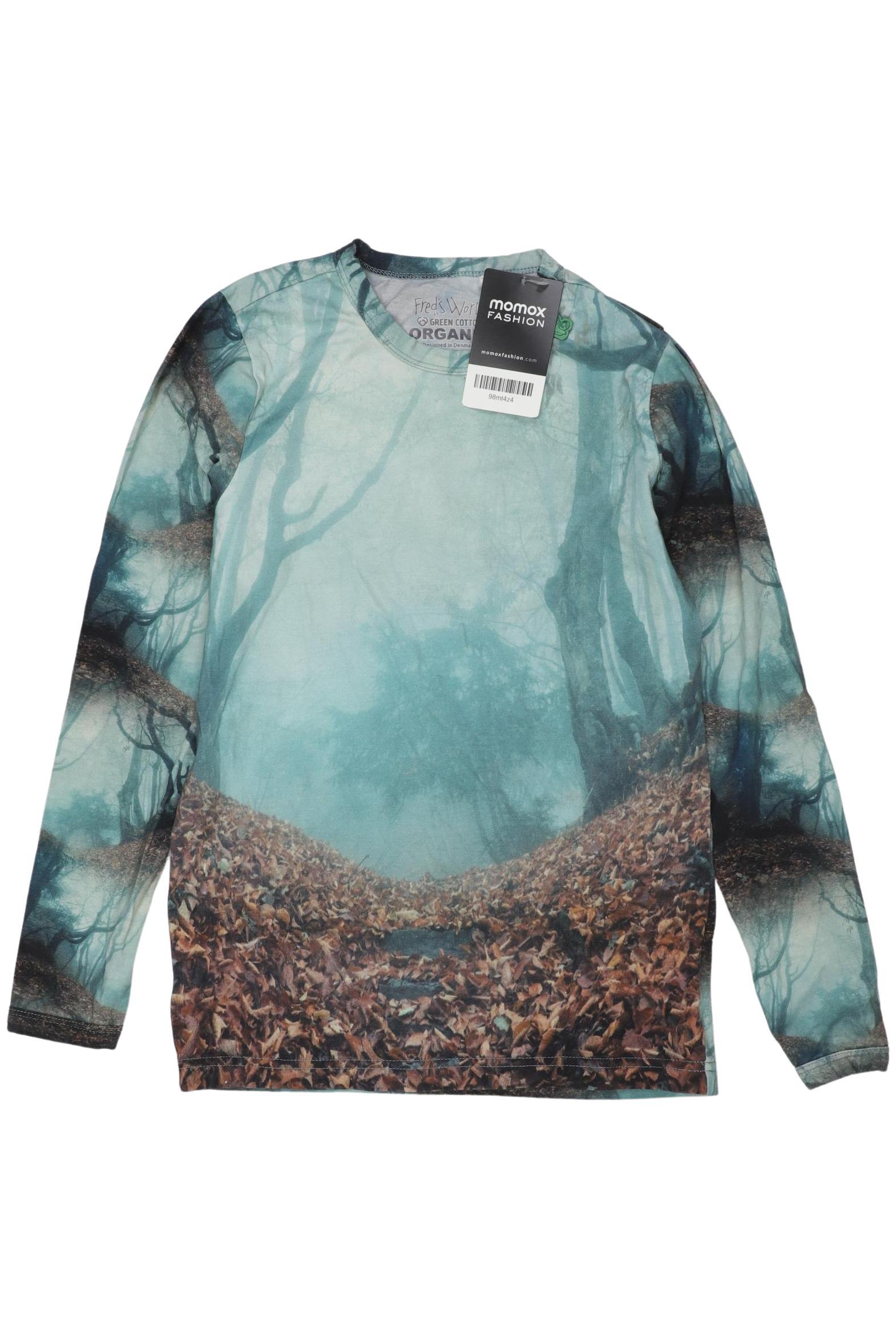 

Freds World by Green Cotton Jungen Langarmshirt, hellblau, Gr. 134