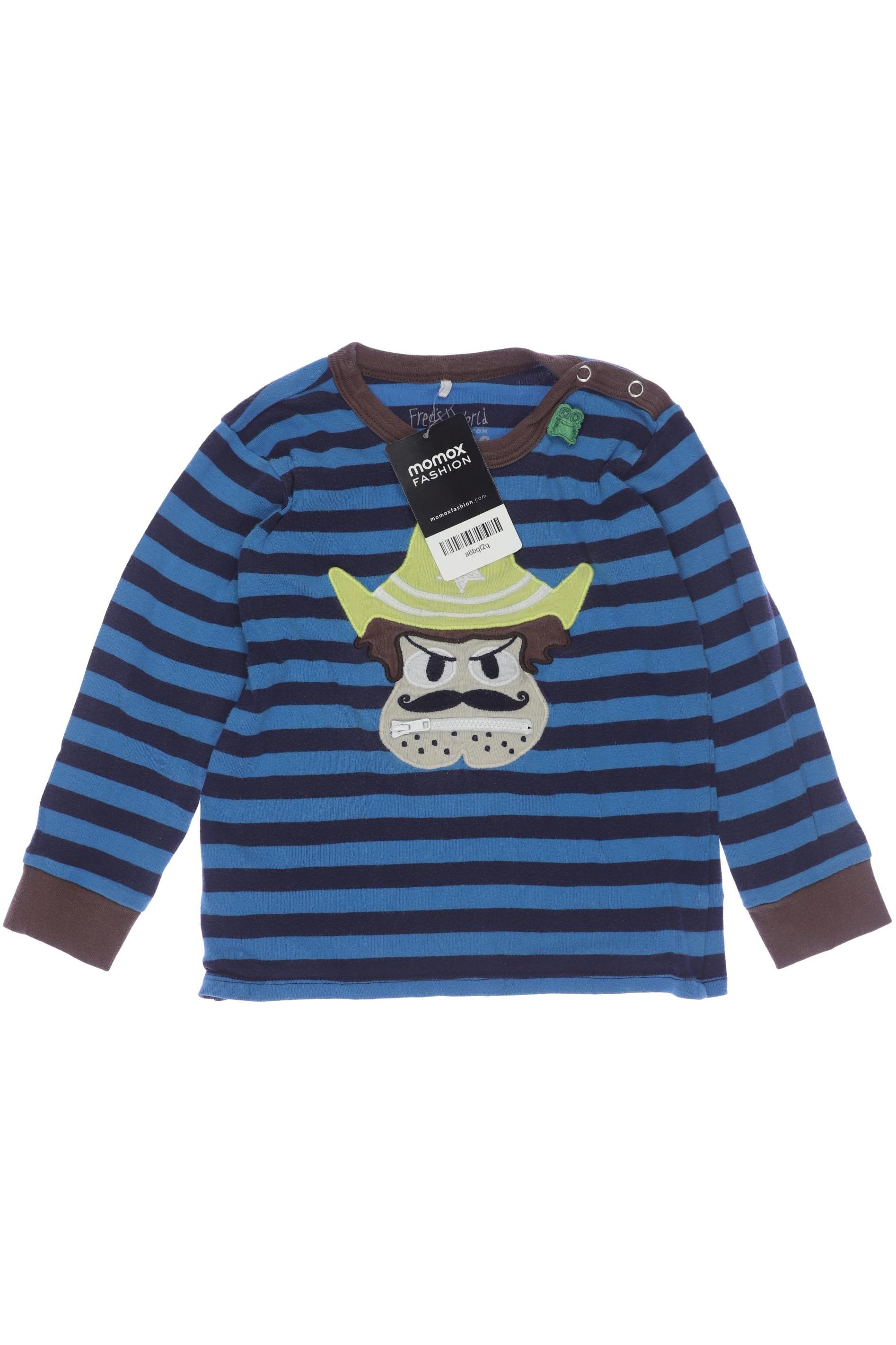 

Freds World by Green Cotton Herren Langarmshirt, blau, Gr. 98