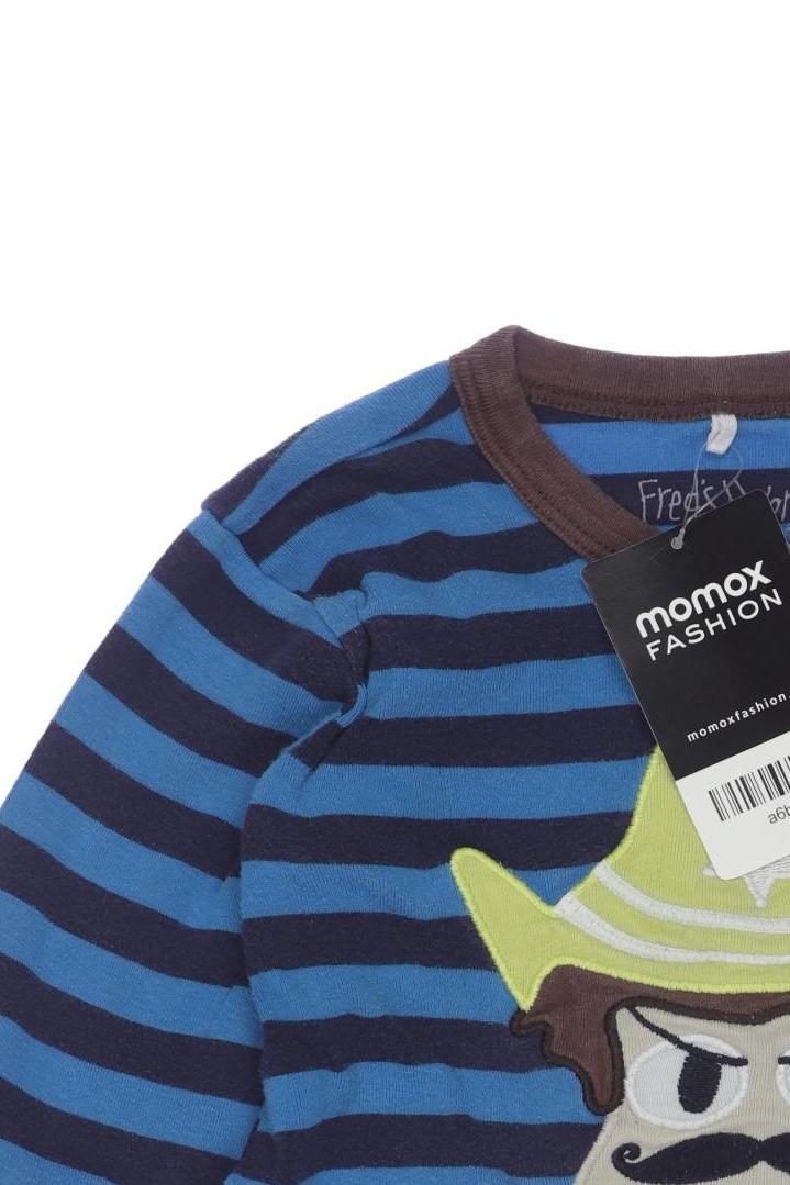 Thumbnail - Freds World by Green Cotton Jungen Langarmshirt, blau, Gr. 98