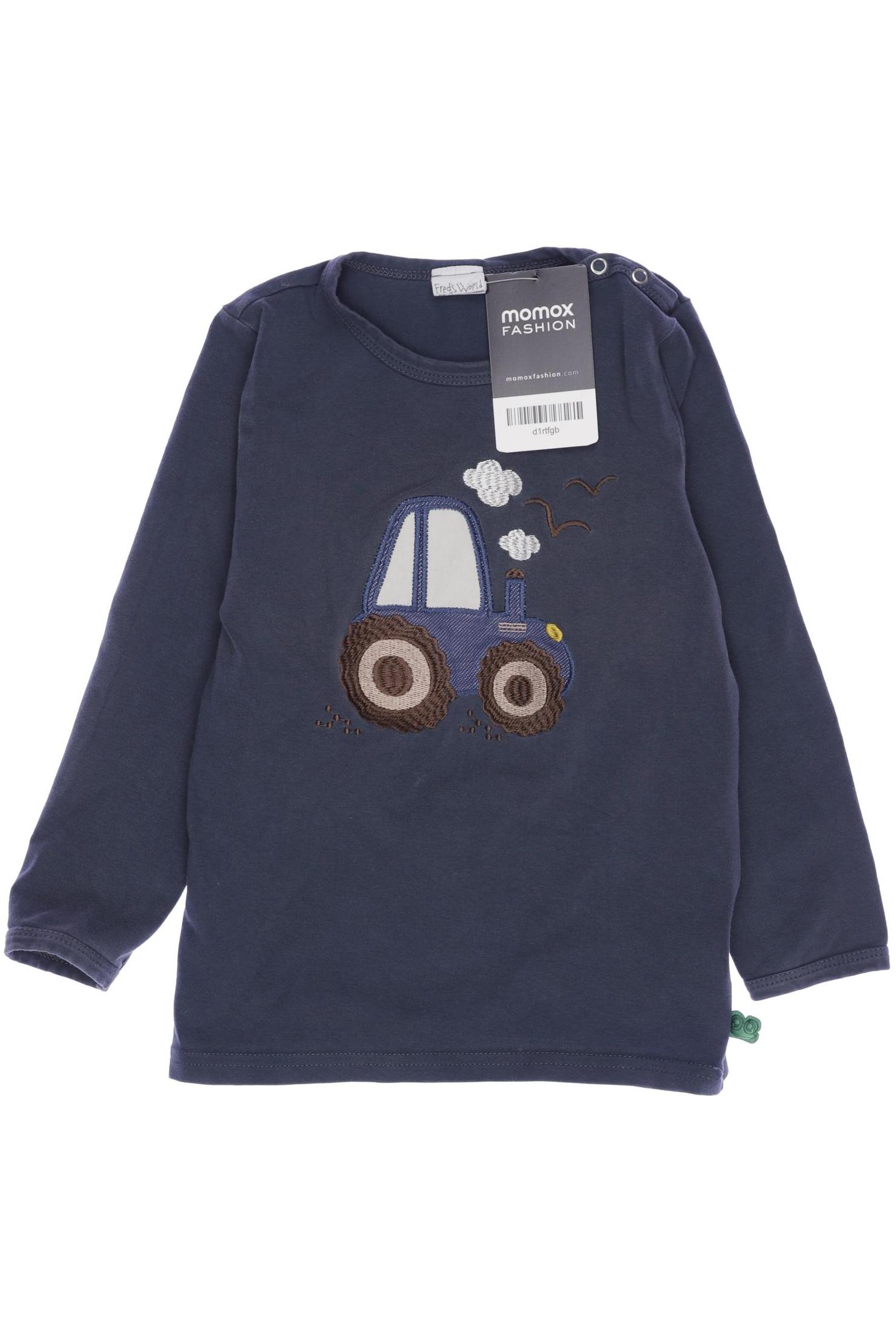 

Freds World by Green Cotton Herren Langarmshirt, marineblau, Gr. 98