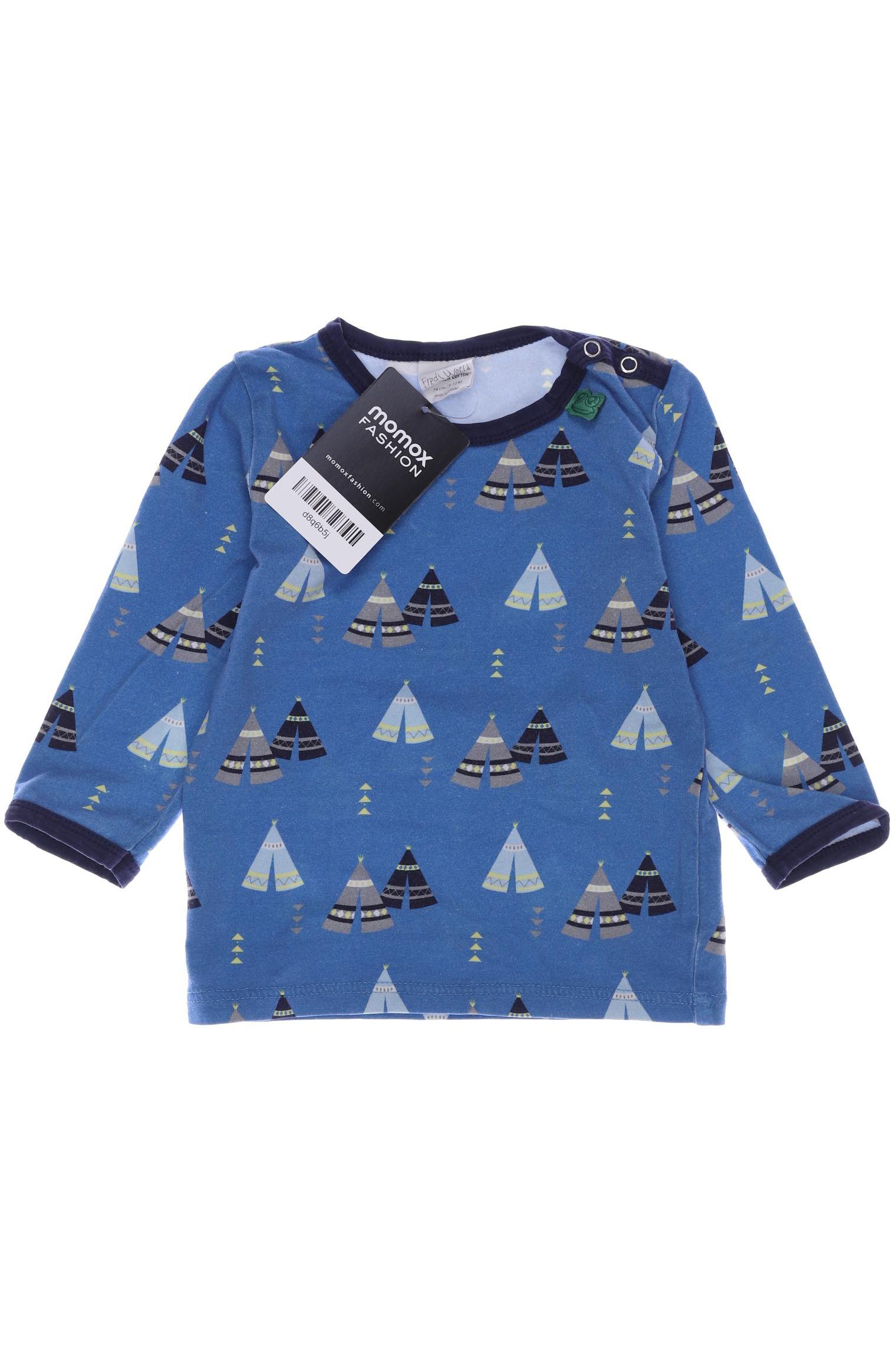 

Freds World by Green Cotton Jungen Langarmshirt, blau