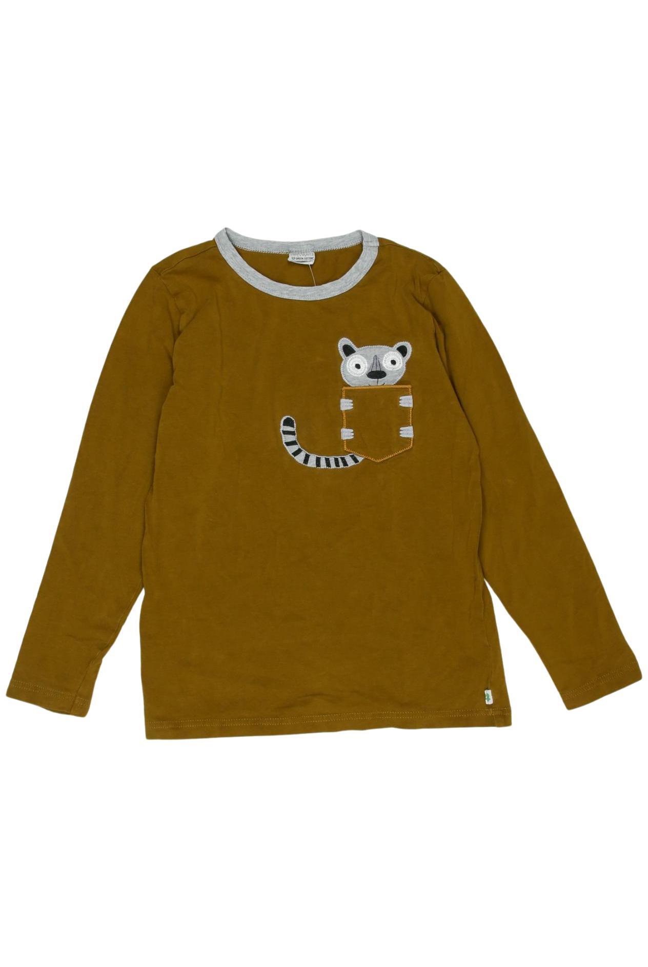 

Freds World by Green Cotton Jungen Langarmshirt, braun, Gr. 128