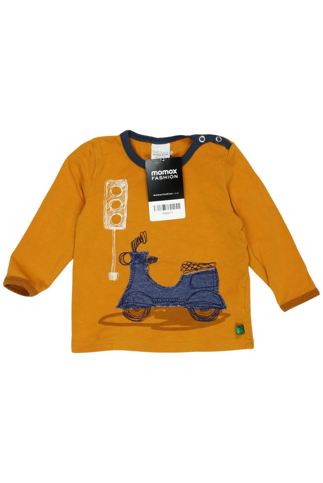 

Freds World by Green Cotton Jungen Langarmshirt, orange, Gr. 68